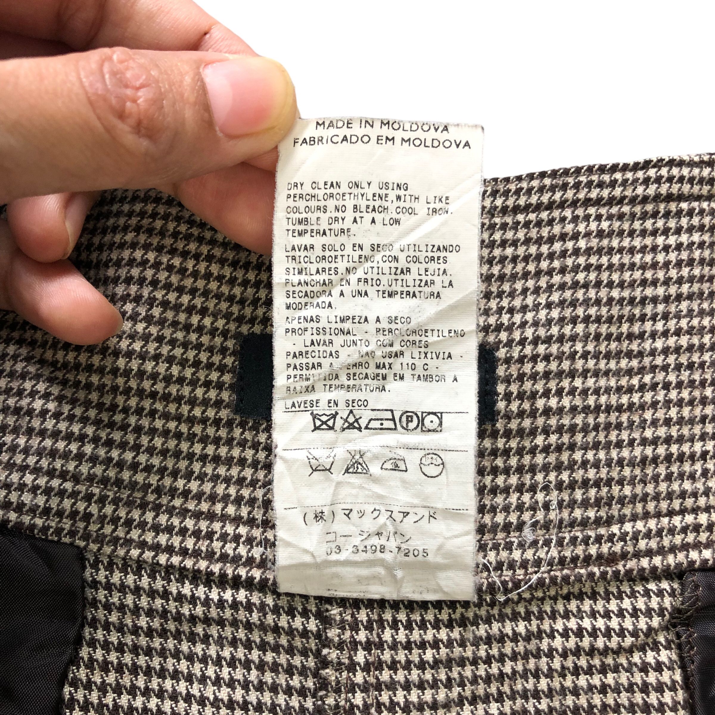 MAX&Co. MAX & CO HOUNDSTOOTH PATTERN SHORT TROUSERS #7279-125 Size 27" / US 4 / IT 40 - 8 Thumbnail