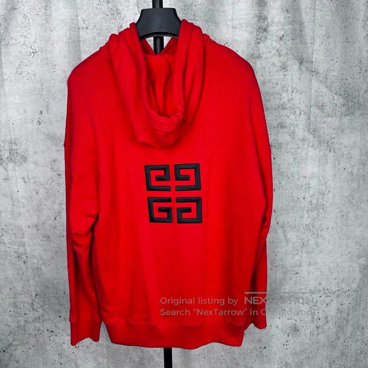 Givenchy givenchy red hoodie with 4g logo. Size US L / EU 52-54 / 3 - 2 Thumbnail