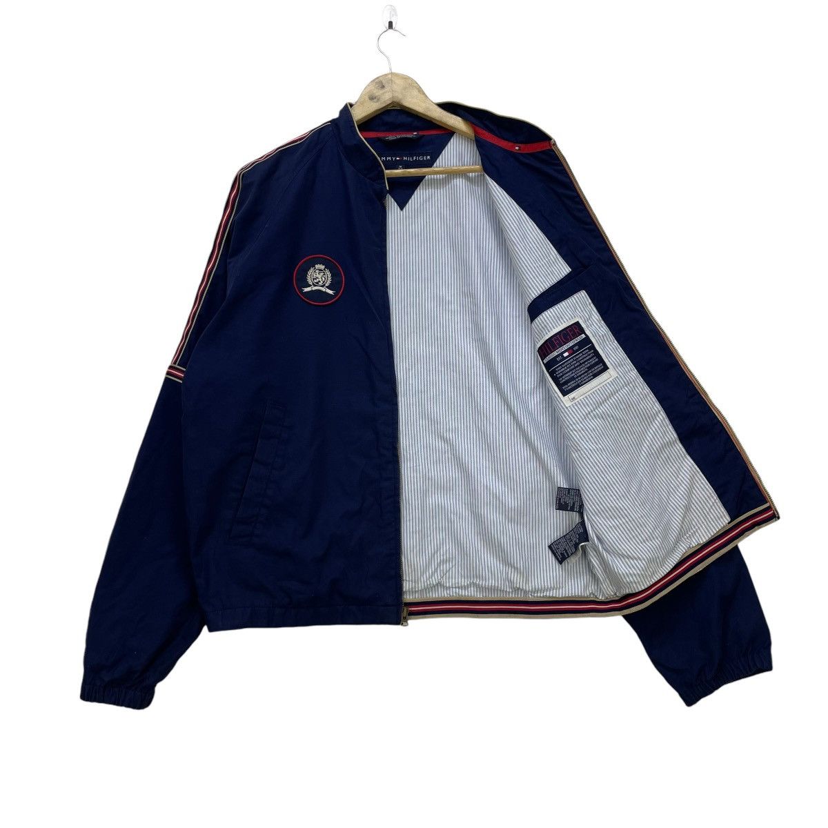 Tommy Hilfiger × Vintage 💥Vtg Tommy Hilfiger Outdoor Zipper Jacket Size US M / EU 48-50 / 2 - 1 Thumbnail
