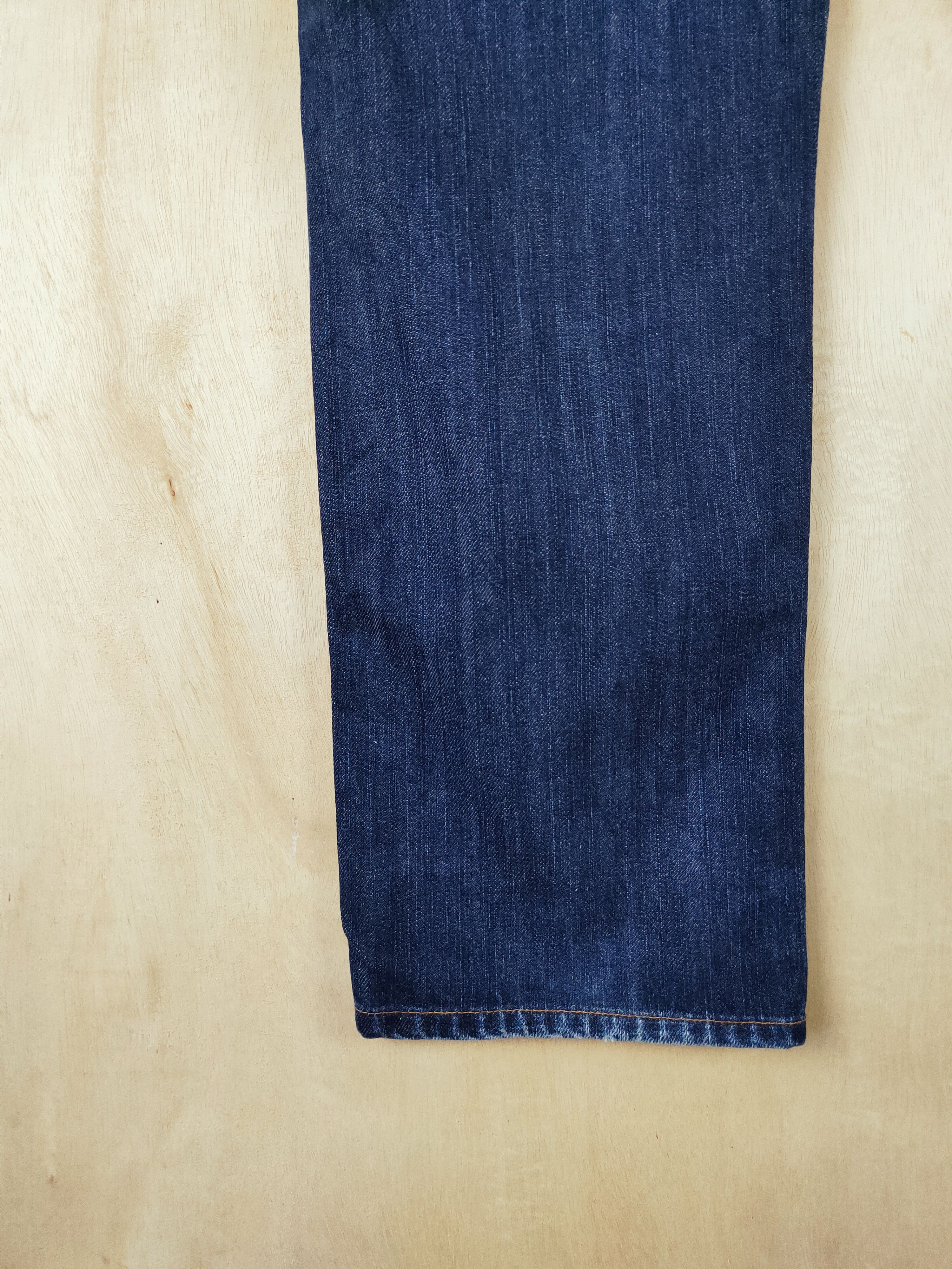 Edwin Edwin Dark Blue Distressed Ripped Jeans #S2661 Size US 33 - 10 Thumbnail