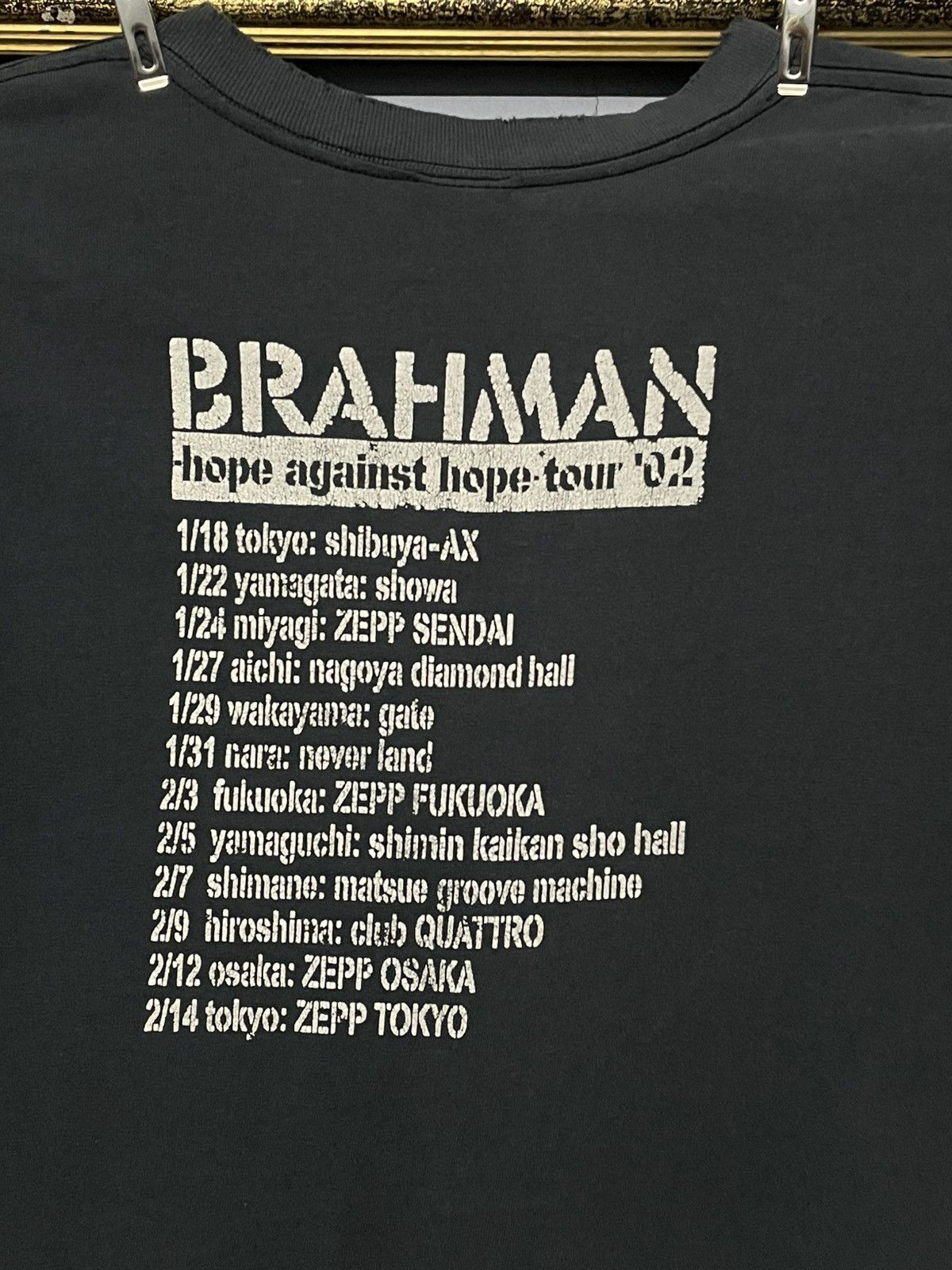 Band Tees Vintage Original Og Brahman Japan Punk Hope Againts Fade Tee Size US M / EU 48-50 / 2 - 8 Thumbnail