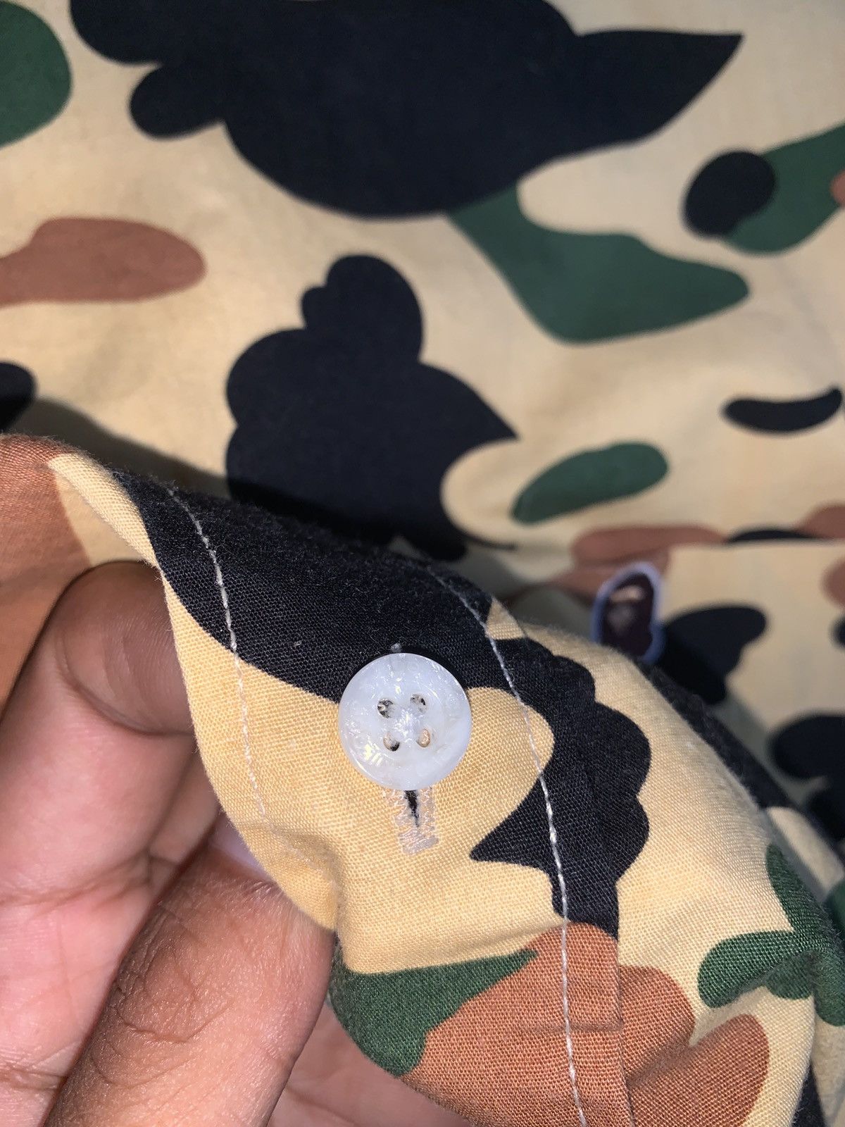 Bape Vintage Bape Camo Button Ups Shirt Size US L / EU 52-54 / 3 - 6 Thumbnail