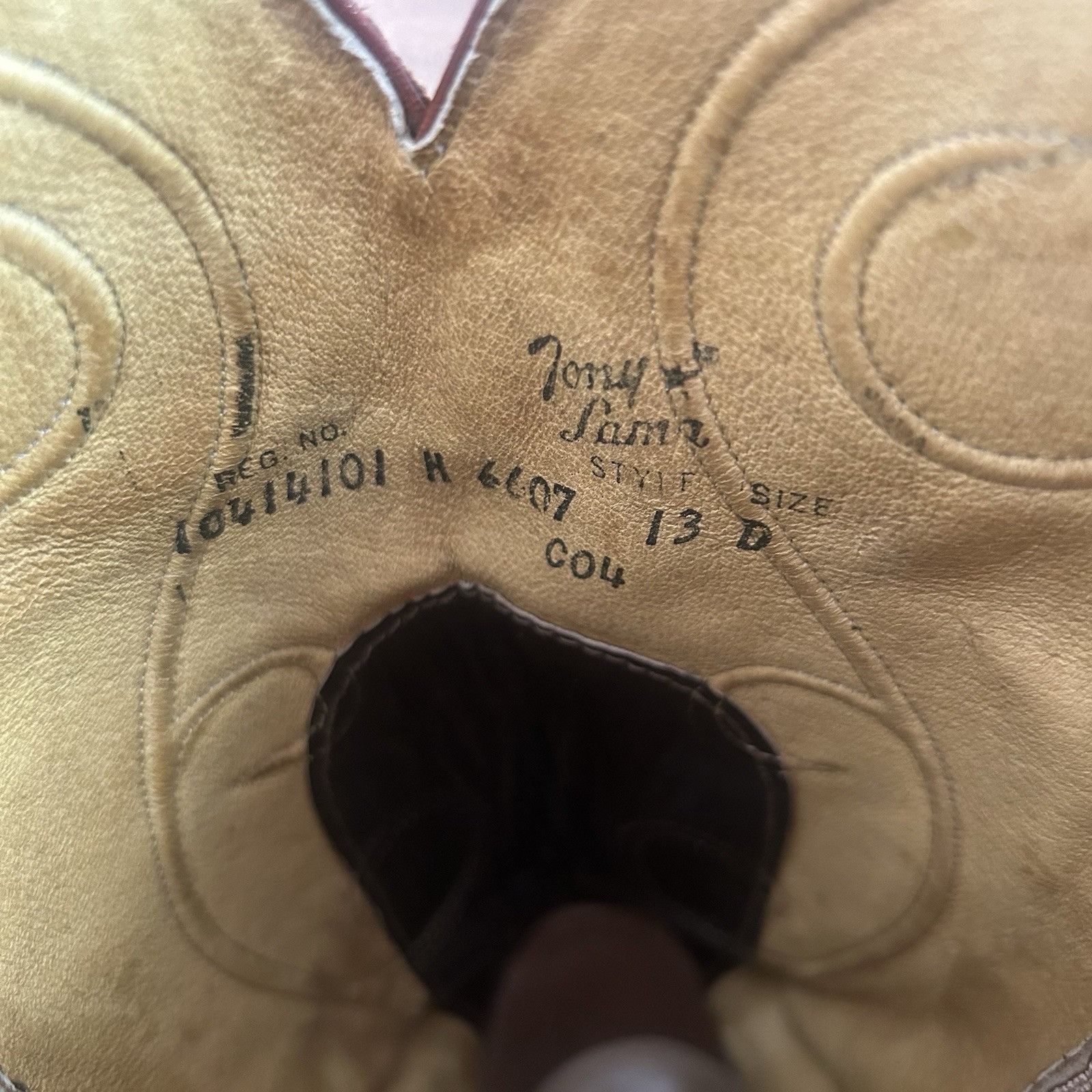 Tony Lama Tony Lama Vintage Western Cowboy Boots Mens 13 D Size US 13 / EU 46 - 3 Thumbnail