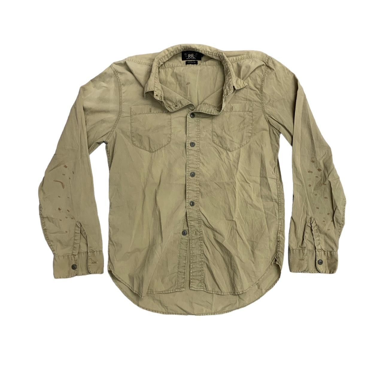 image of Rrl Ralph Lauren Rrl Vintage Shirt in Old Khaki, Men's (Size Medium)