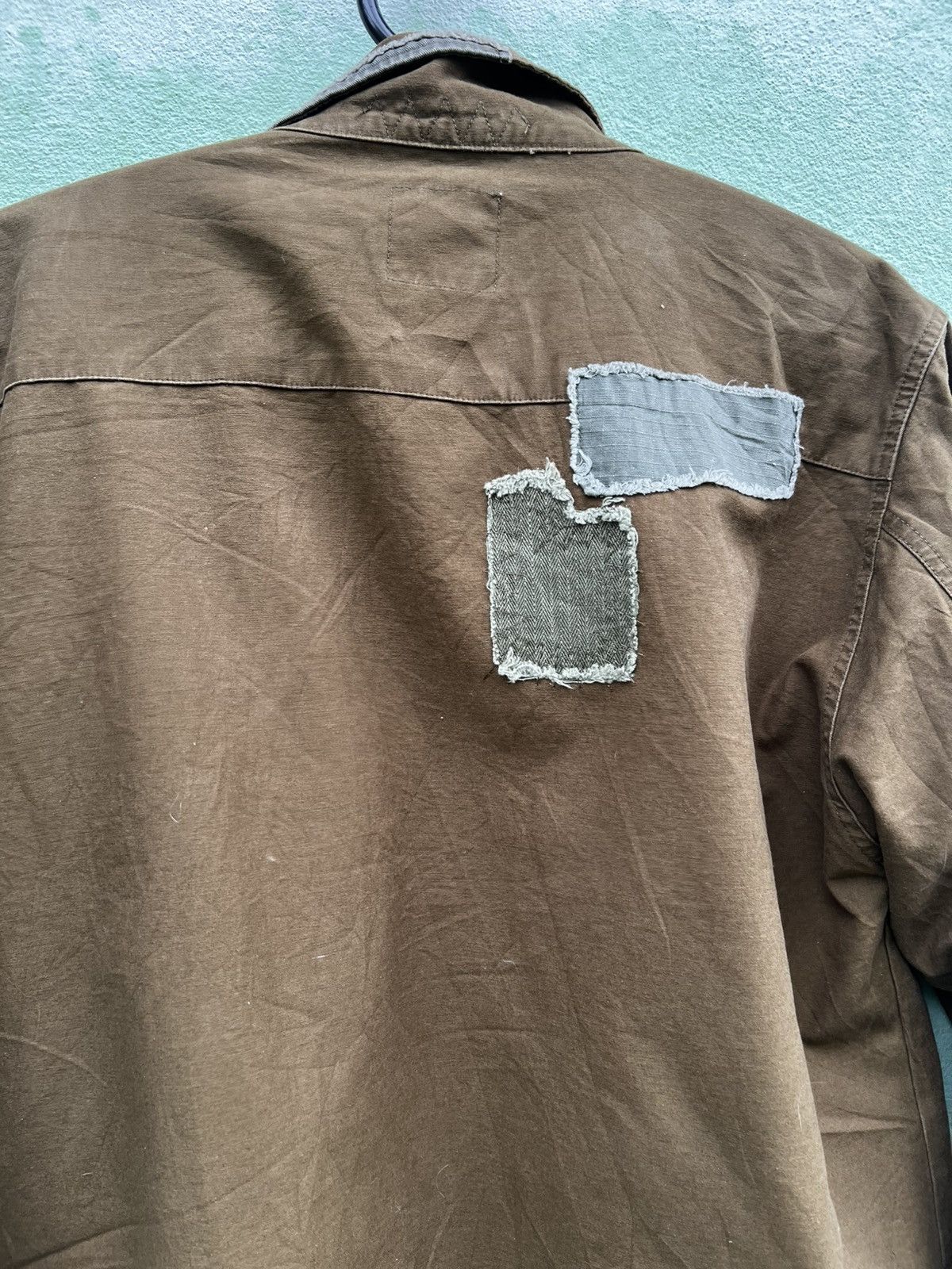 Japanese Brand Houston Distressed Boro Patchwork Military Jungle Fatigue Size US L / EU 52-54 / 3 - 15 Thumbnail