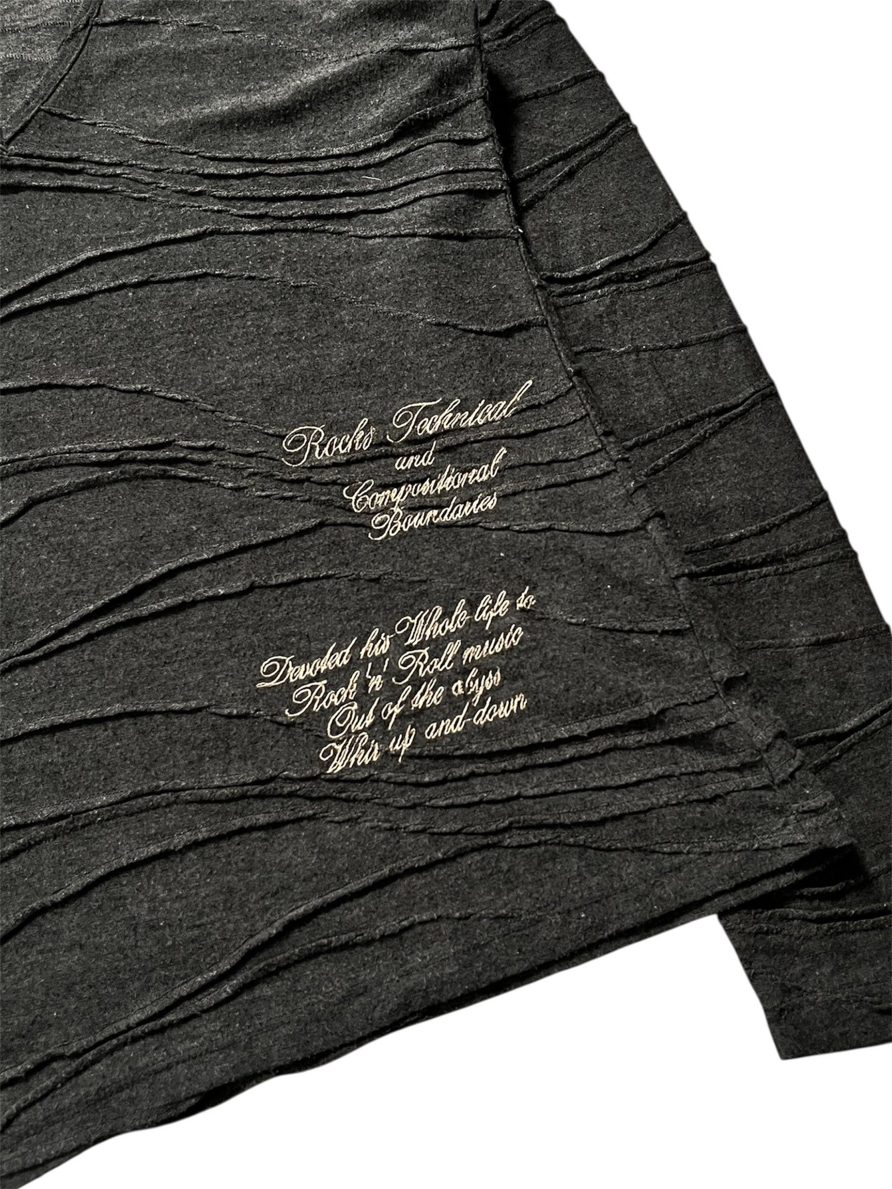 Le Grande Bleu (L.G.B.) Luv Maison Jackrose Textured Poem Long Sleeve T-Shirt Size US S / EU 44-46 / 1 - 2 Thumbnail