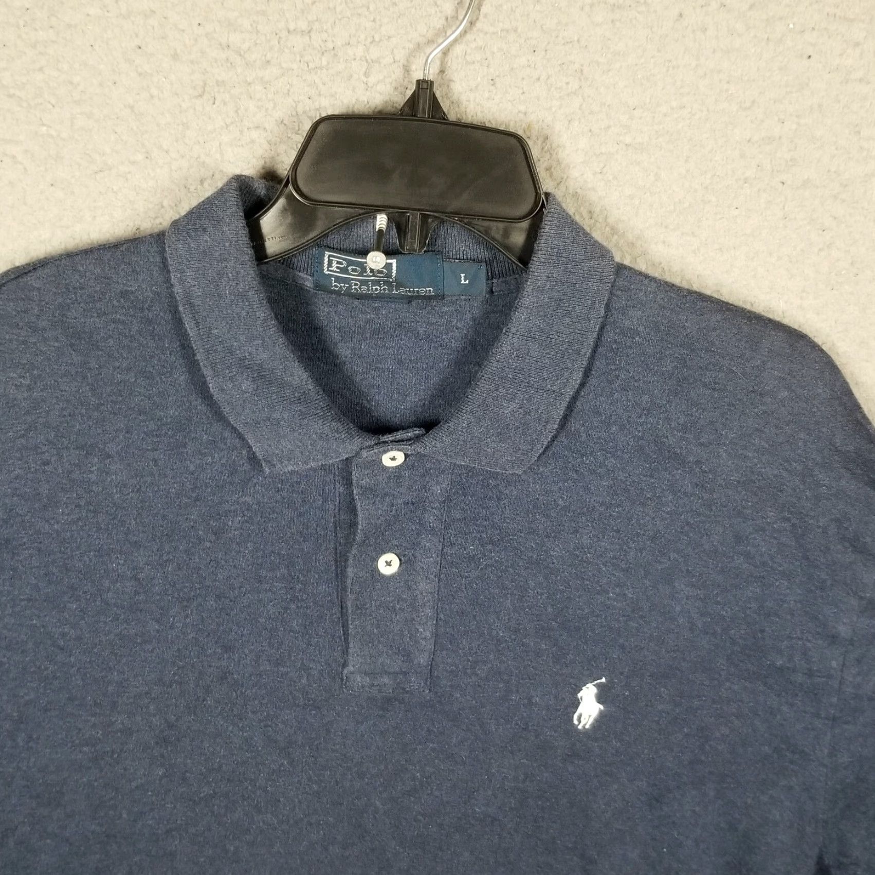 Ralph Lauren VINTAGE Polo Ralph Lauren Shirt Men Adult Large Blue White Striped 100% Cotton Size US L / EU 52-54 / 3 - 2 Thumbnail