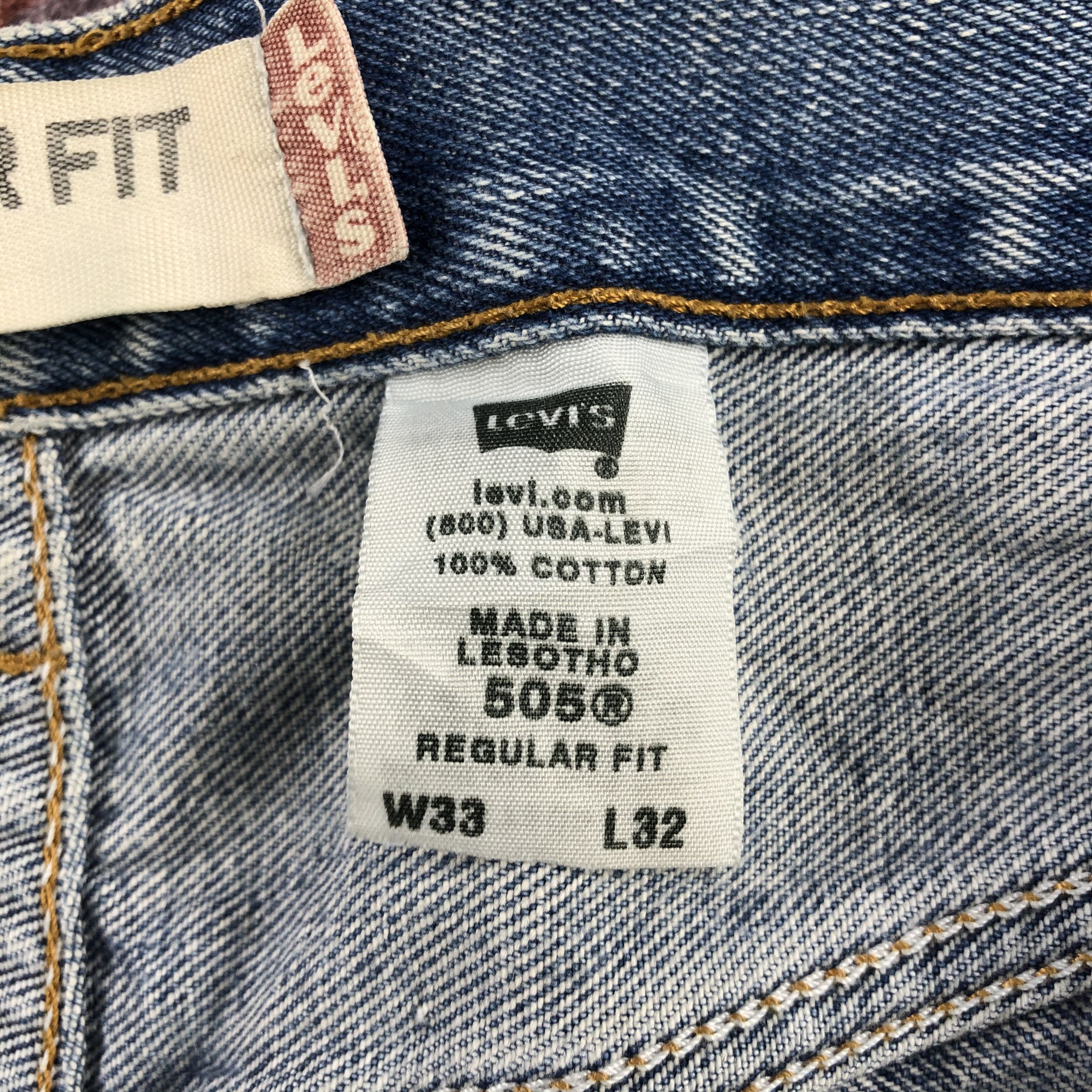 Levi's × Vintage Vintage Blue Wash Levis 505 Jeans-JM2940 Size US 32 / EU 48 - 14 Thumbnail