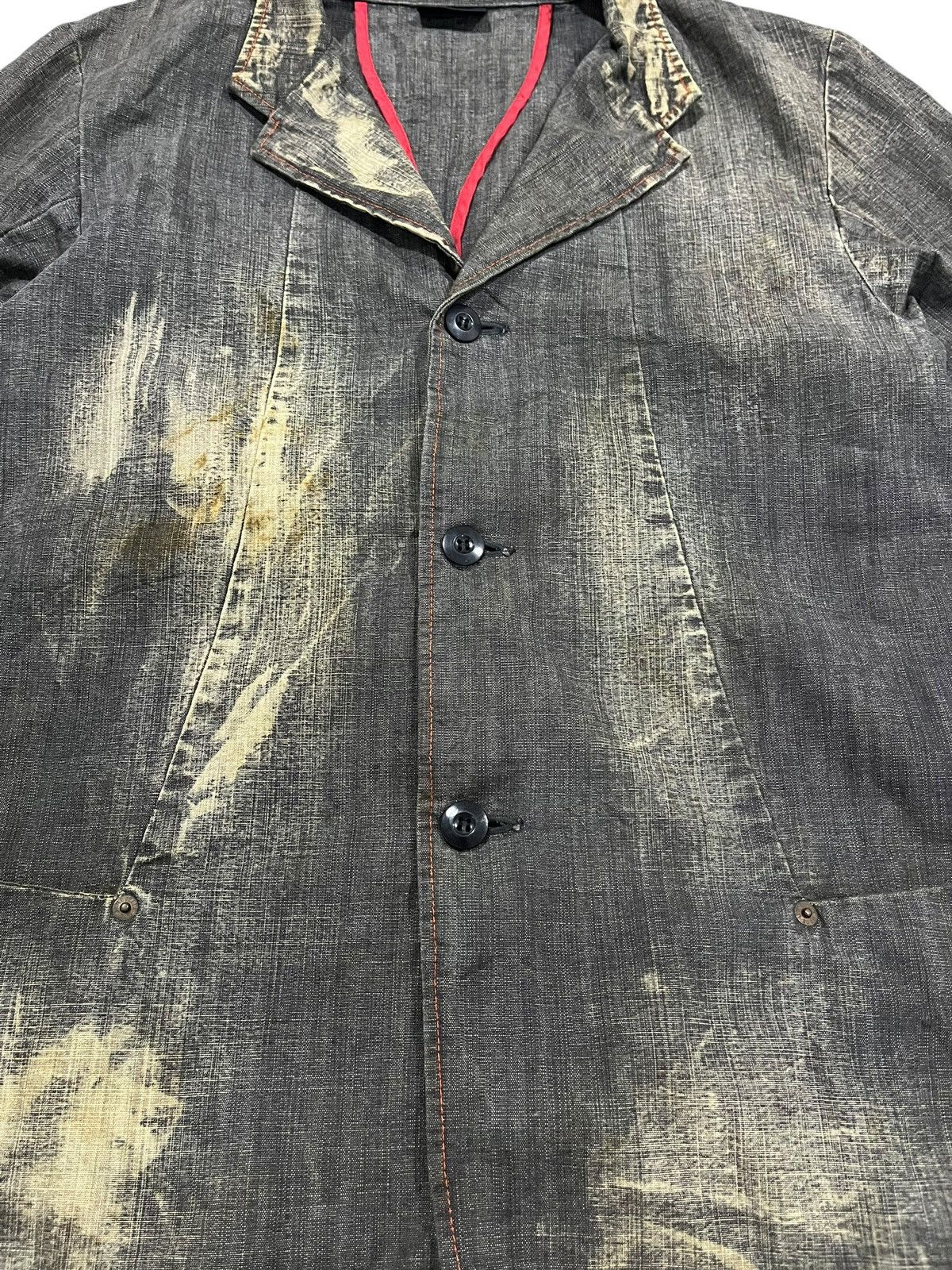 If Six Was Nine 🇯🇵 Japanese Brand Mud Wash Jacket By Big Smith Clothing Size US M / EU 48-50 / 2 - 6 Thumbnail