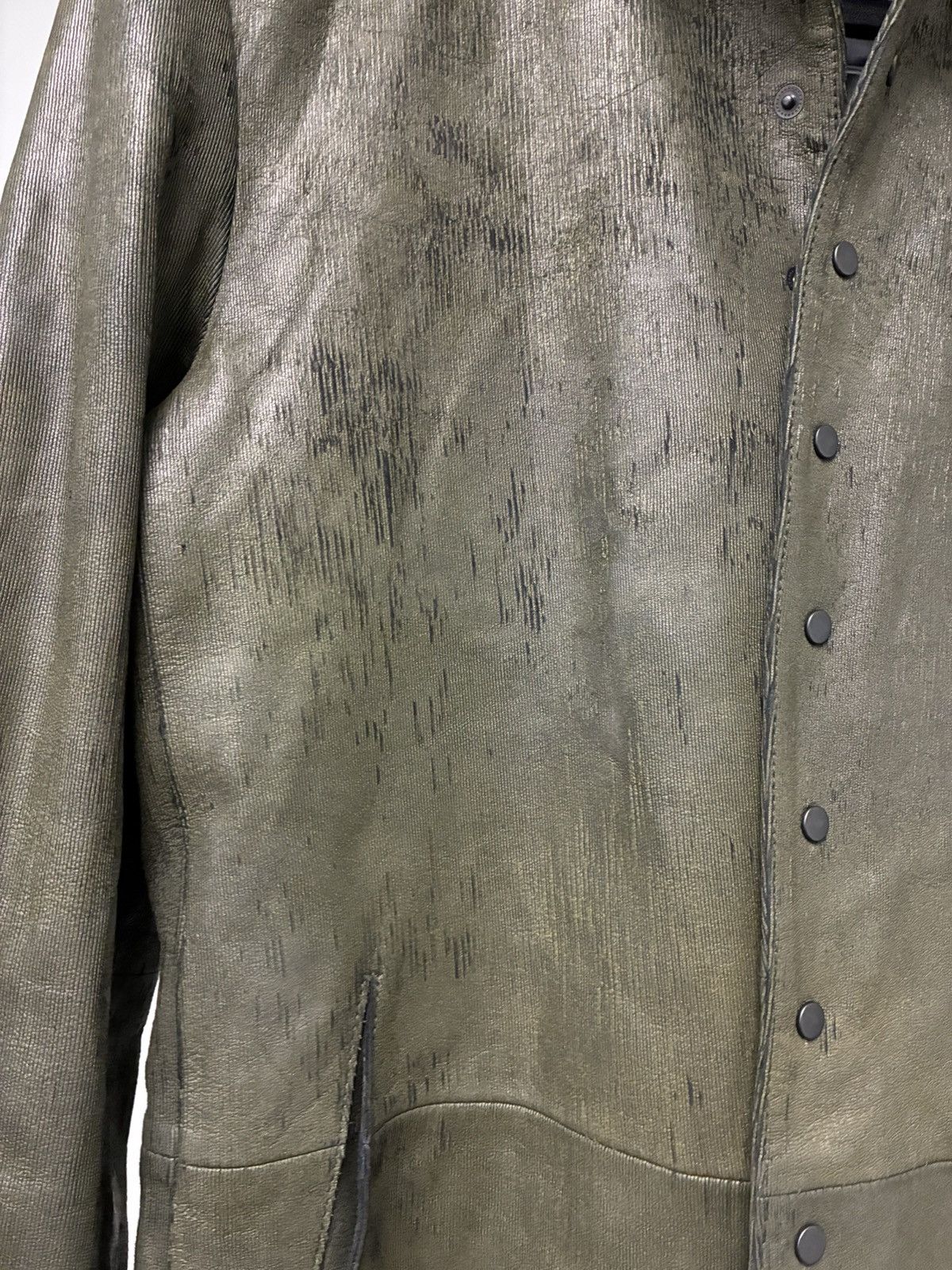 John Varvatos Kelch Leather Shirt Jacket EU 44 USA 34 small Size US S / EU 44-46 / 1 - 18 Thumbnail