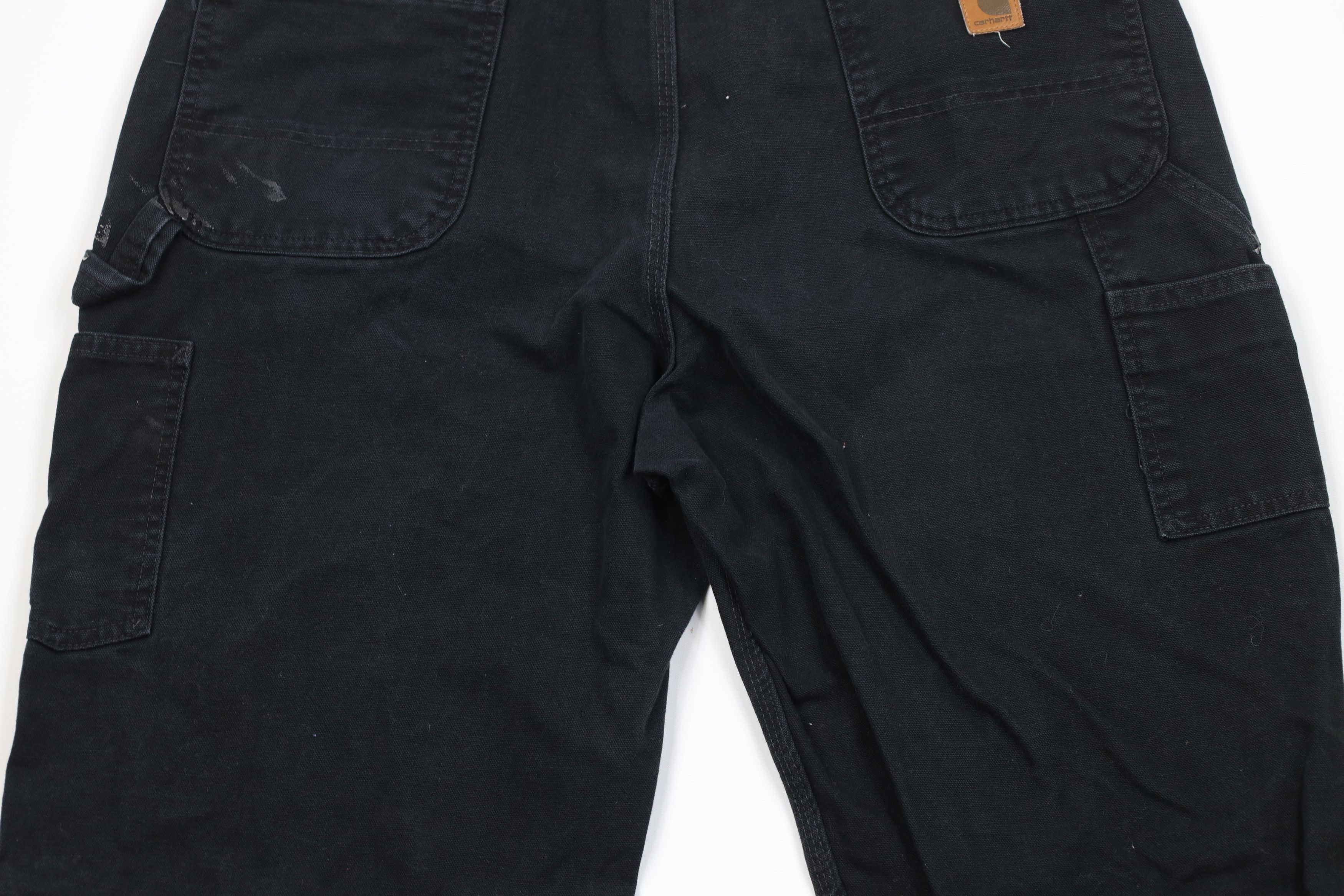 Carhartt Vintage Y2K Carhartt Canvas Wide Leg Dungaree Pants Black Size US 40 / EU 56 - 13 Thumbnail