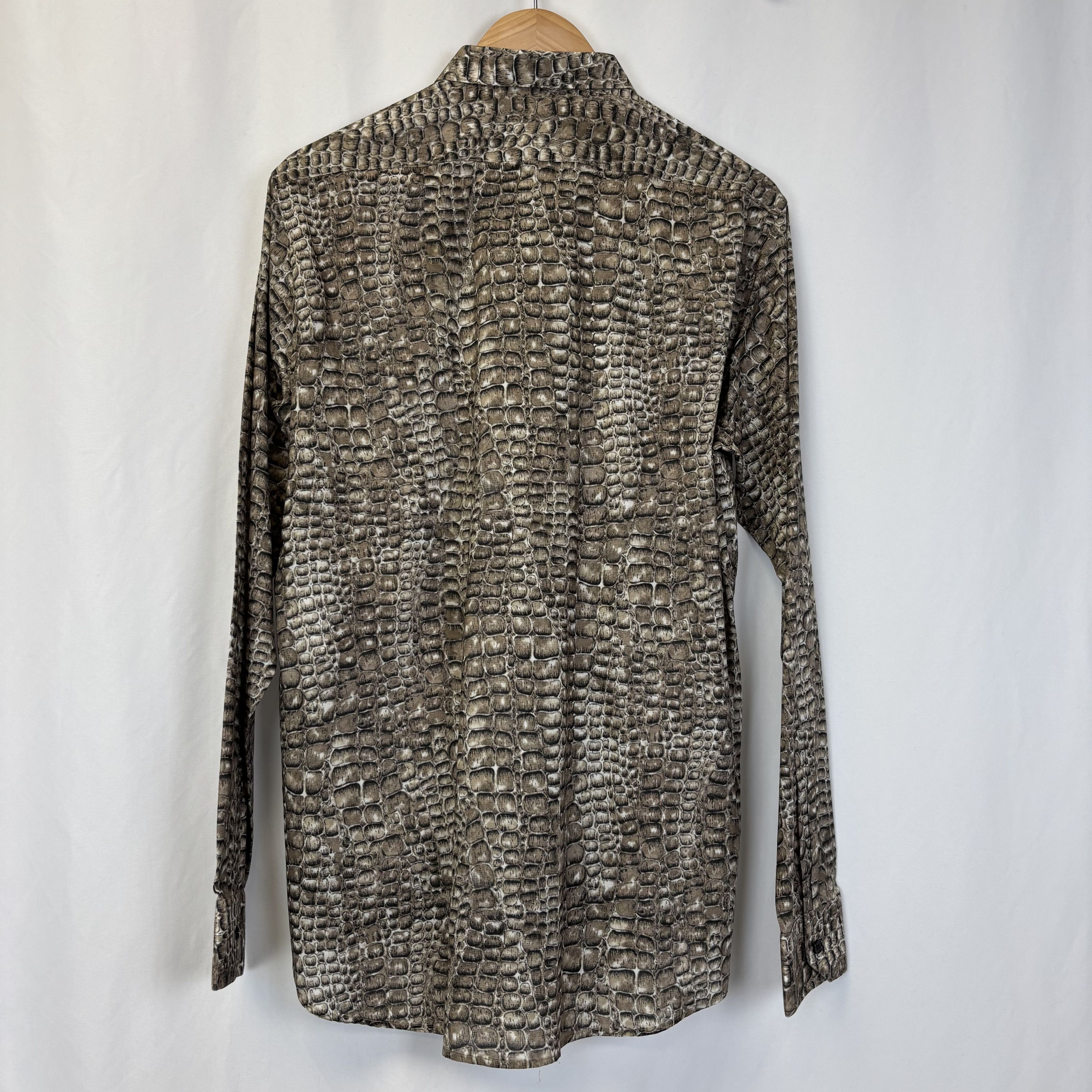 Saint Laurent Paris Saint Laurent Snake Shirt Size US L / EU 52-54 / 3 - 2 Thumbnail