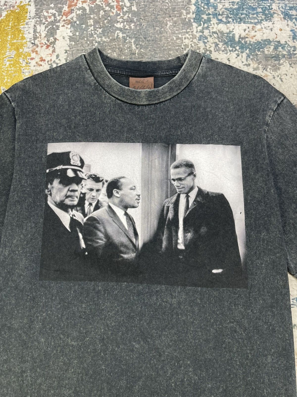 Shoe Palace Shoe Palace Malcolm X & MLK Icons Short Sleeve Tee Size US M / EU 48-50 / 2 - 2 Thumbnail