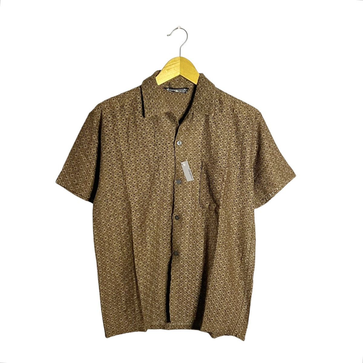 Japanese Brand Unique Mesh Shirt By Best Superior Size US M / EU 48-50 / 2 - 2 Thumbnail
