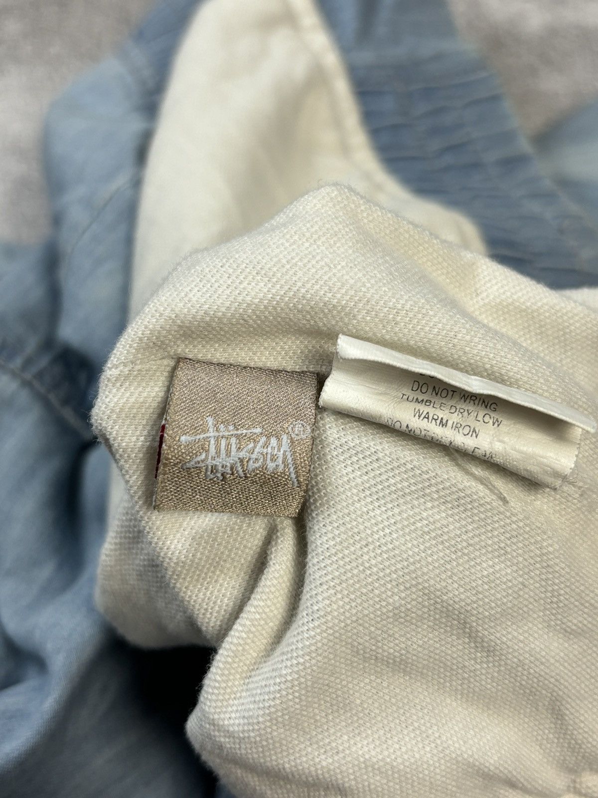 Stussy × Vintage Vintage Stussy Faded Zip Up Sweatshirt Size US XL / EU 56 / 4 - 11 Thumbnail
