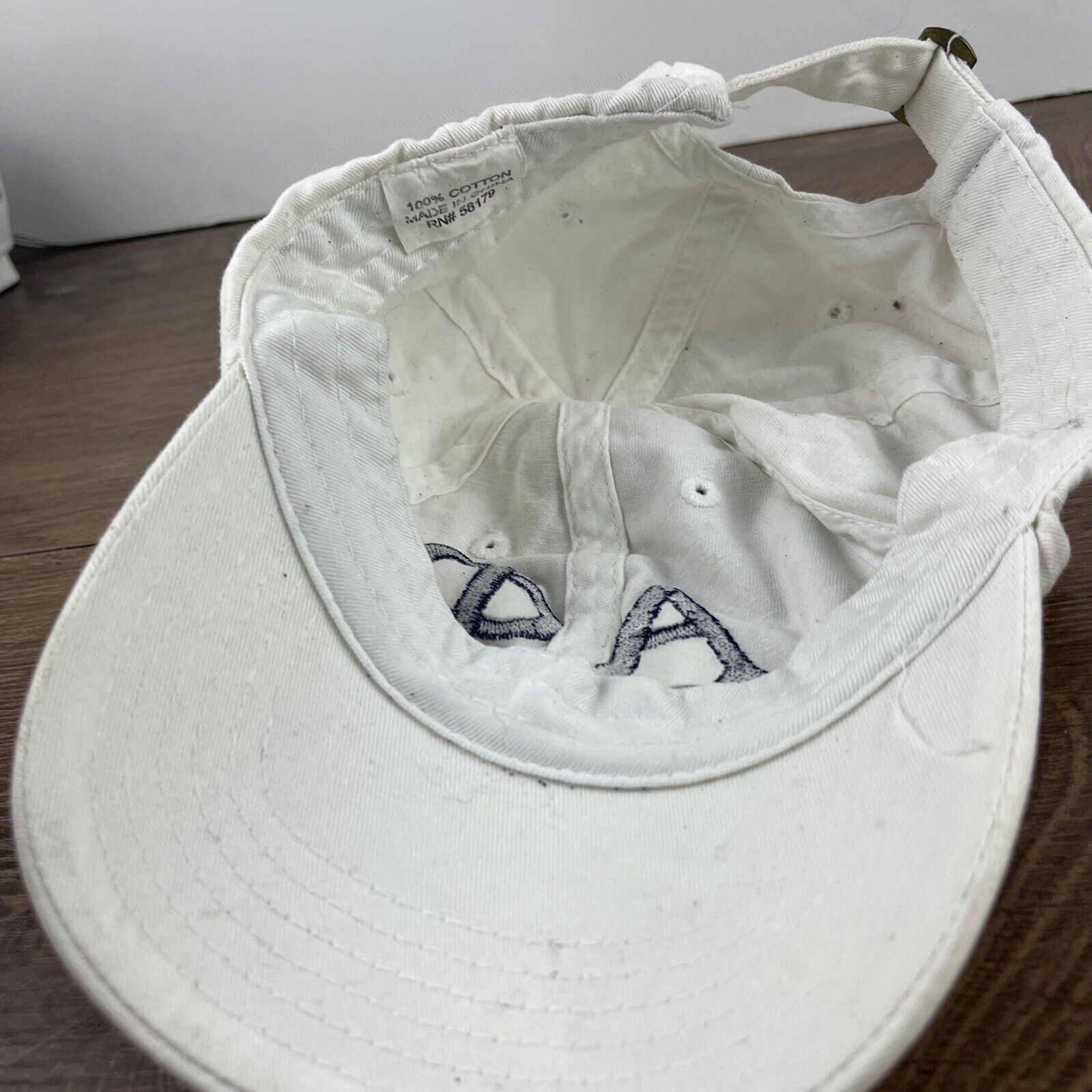 Other Alphi Phi Hat White Hat Adjustable Adult Size Hat White Cap Size ONE SIZE - 12 Thumbnail