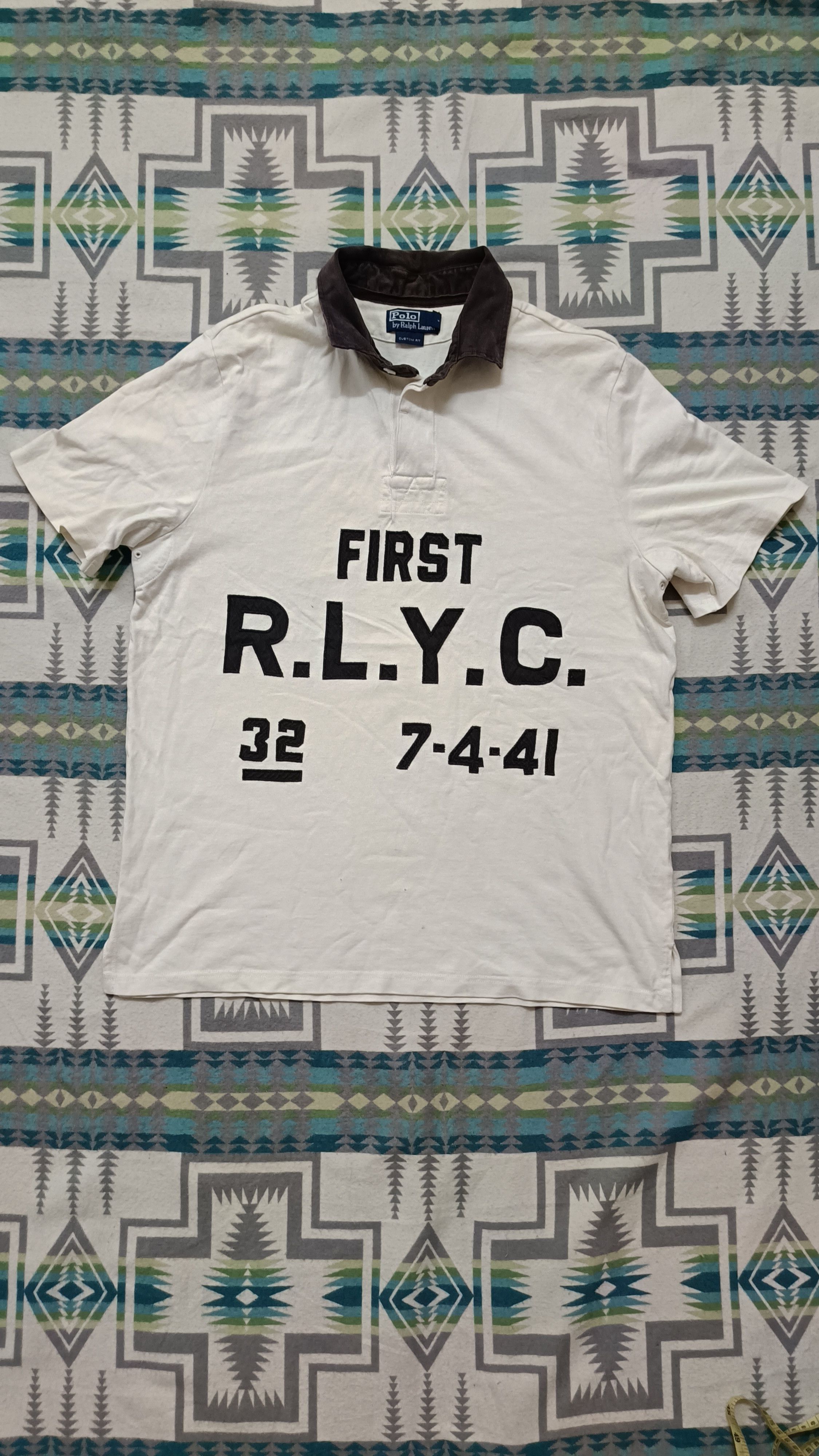 Polo Ralph Lauren 🔥🔥 Rare Vintage Polo RL First RLYC White Tee Size US L / EU 52-54 / 3 - 2 Thumbnail