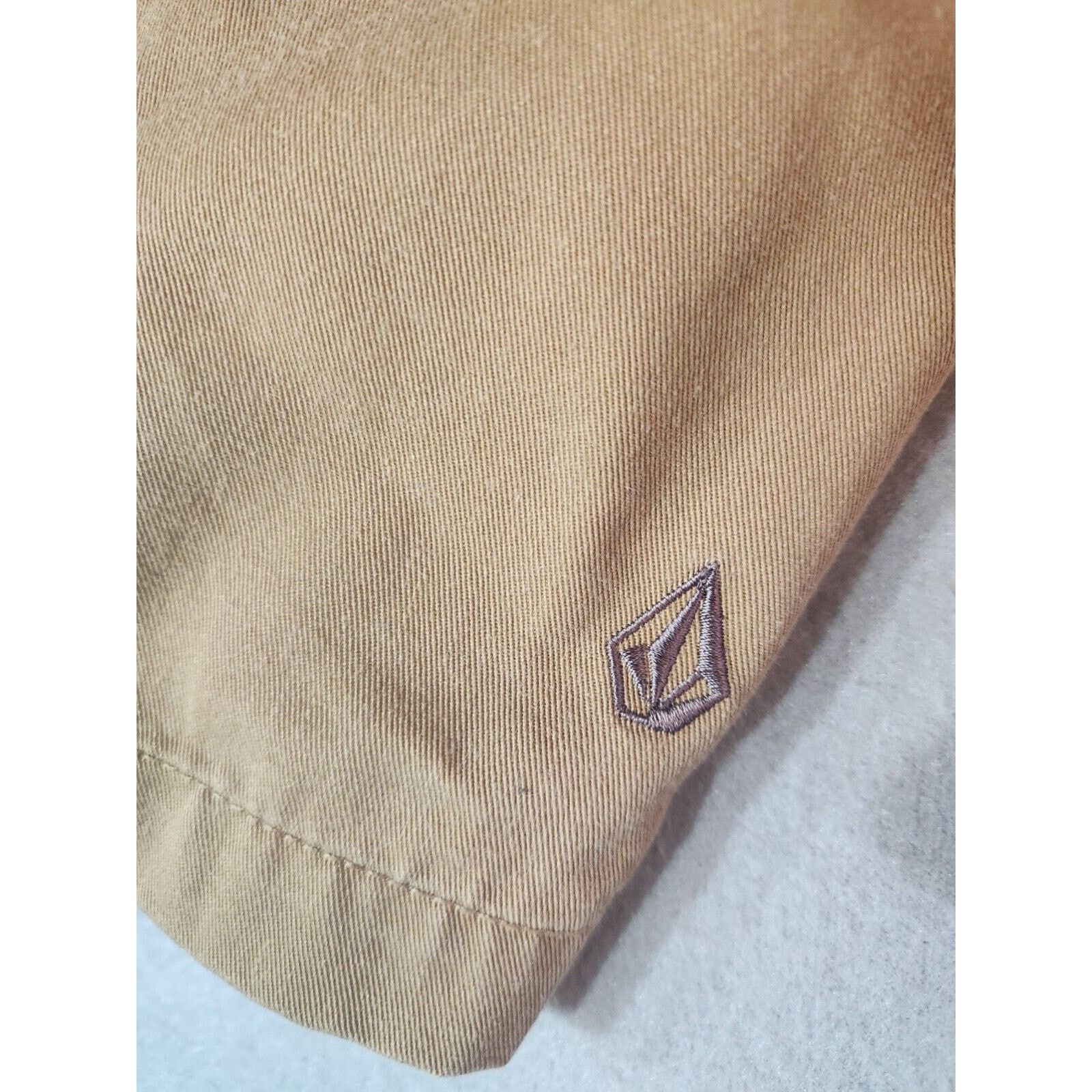 Volcom Volcom Men's Frickin Chino Shorts Size 34 Brown Skate Wear Size US 34 / EU 50 - 11 Thumbnail