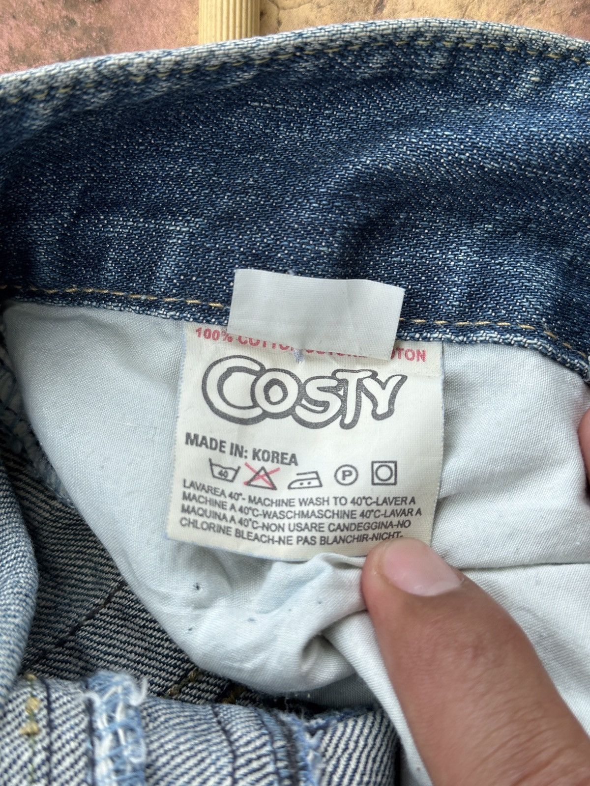 If Six Was Nine 💥Costy Brand💥 Costy Blue Words Streetwear Style💥 Size US 28 / EU 44 - 5 Thumbnail