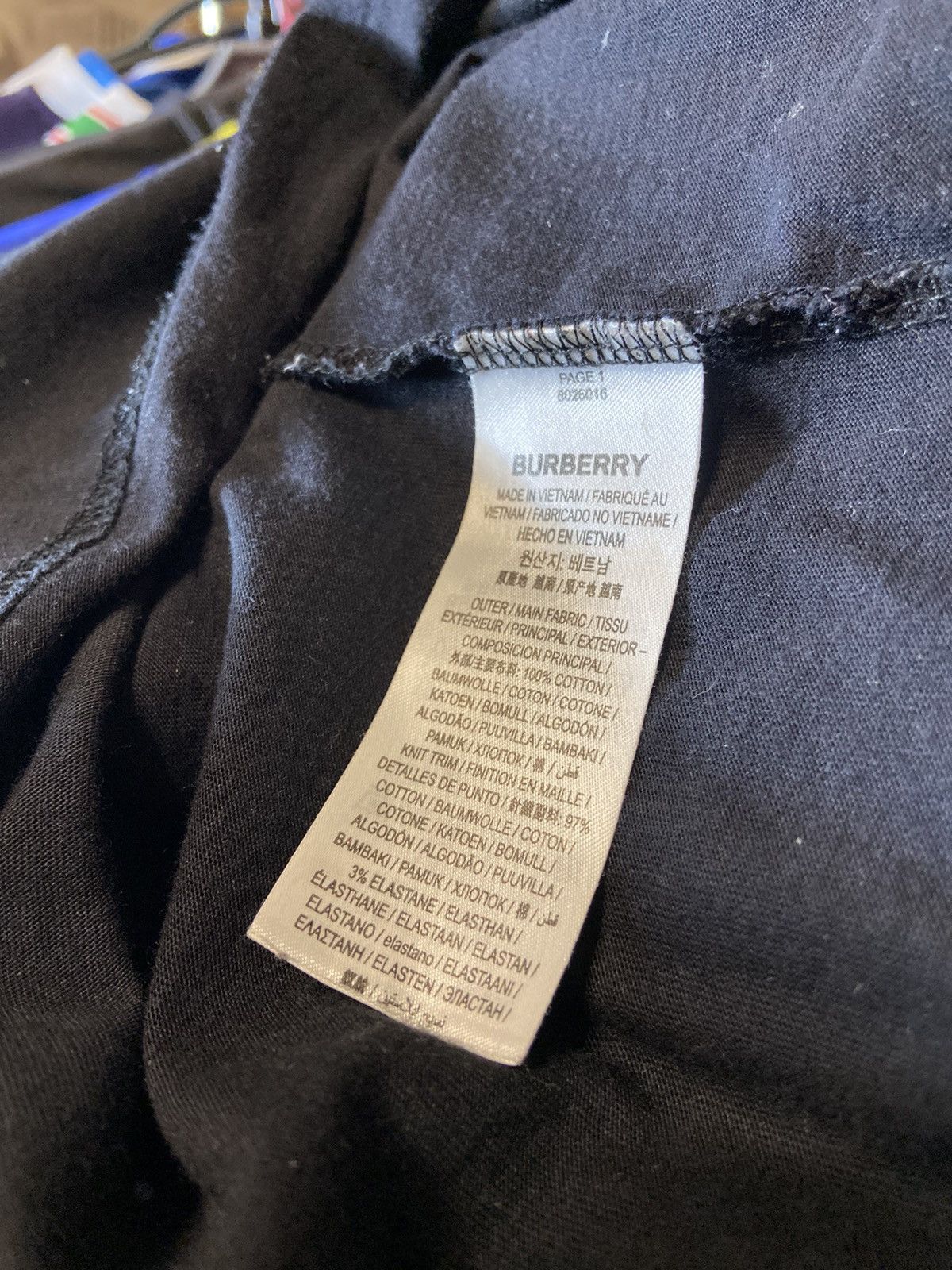 Burberry × Vintage BURBERRY LONDON CENTRE LOGO THRASHED STYLE COTTON T-SHIRT Size US XL / EU 56 / 4 - 7 Thumbnail