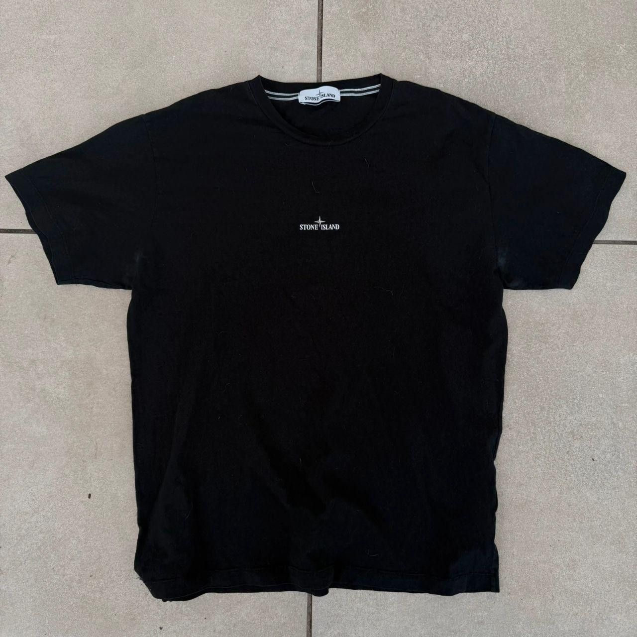 Stone Island Stone Island T shirt Tee Black Big Logo Size US XL / EU 56 / 4 - 1 Thumbnail