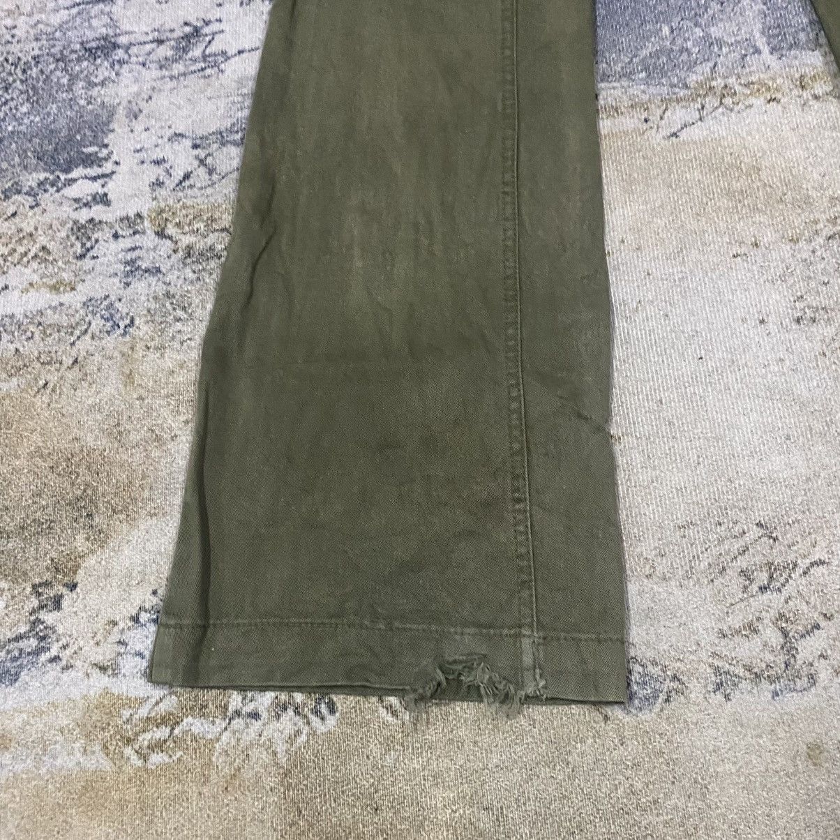 If Six Was Nine × Japanese Brand × Vintage Vtg Japan Sick Punk Style Flare Bondages Pants Size US 32 / EU 48 - 12 Thumbnail