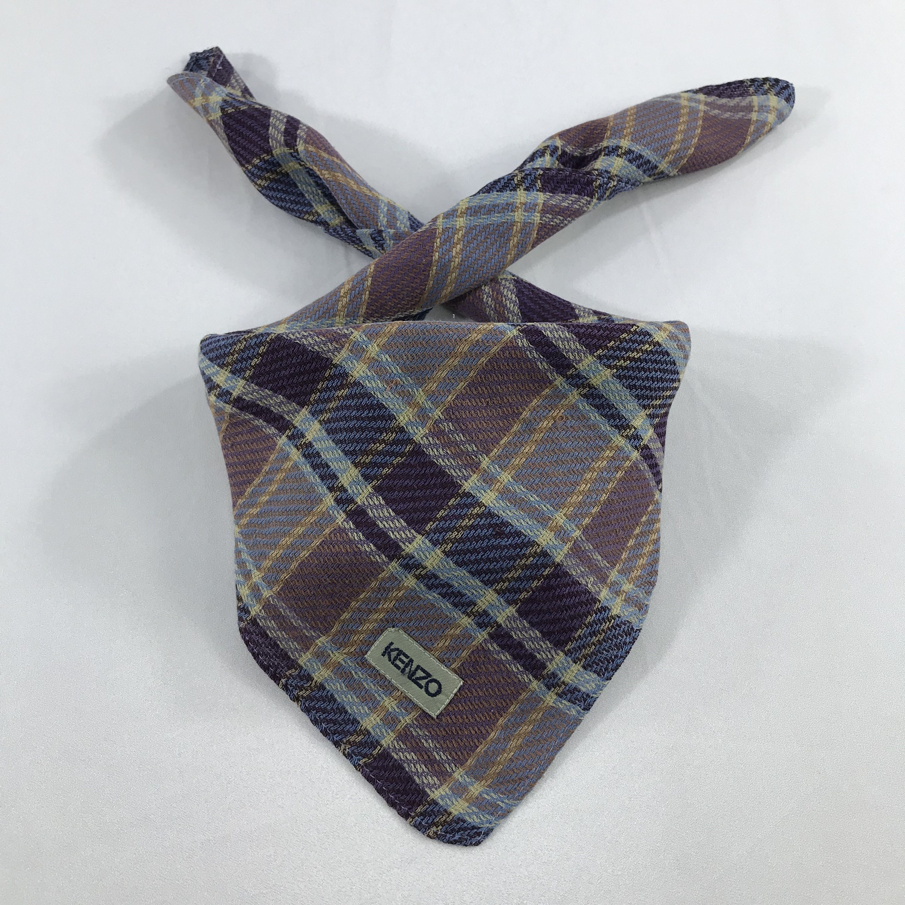 Kenzo × Vintage Kenzo Bandana / Handkerchief / Neckerchief -S2219 Size ONE SIZE - 3 Thumbnail