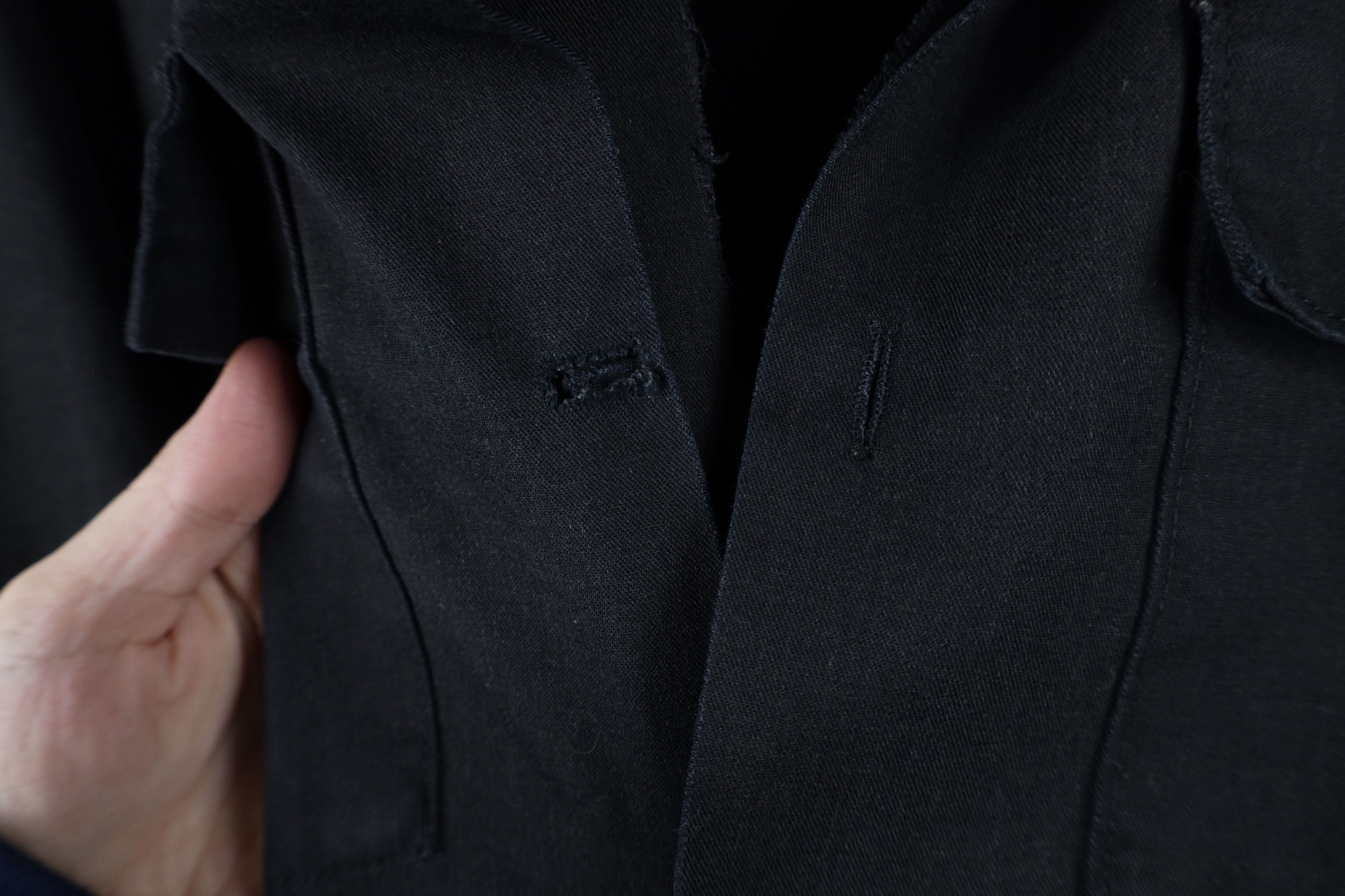 Dickies × Vintage Vintage 90s Dickies Workwear Button Shirt Black USA Size US M / EU 48-50 / 2 - 5 Thumbnail