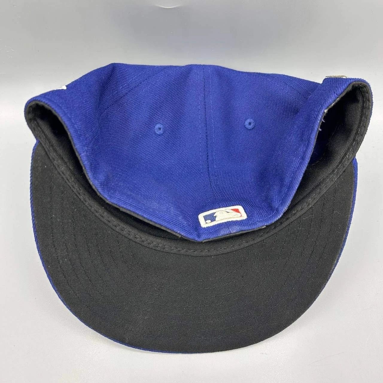 New Era Los Angeles LA Dodgers Hat Men 7 1/8 Blue MLB Fitted Cap Size ONE SIZE - 6 Thumbnail