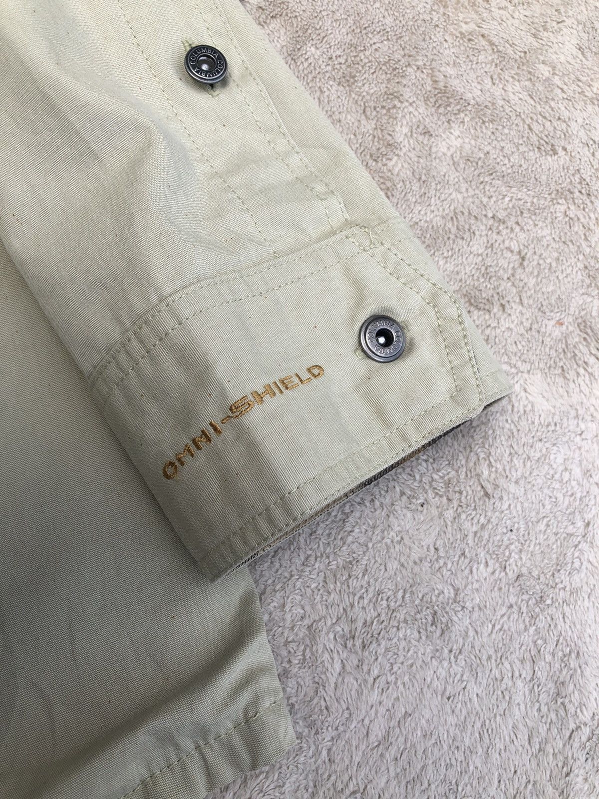 Columbia × Vintage Vintage Columbia Omni Shield Workwear Fleece Shirt Size US L / EU 52-54 / 3 - 11 Thumbnail
