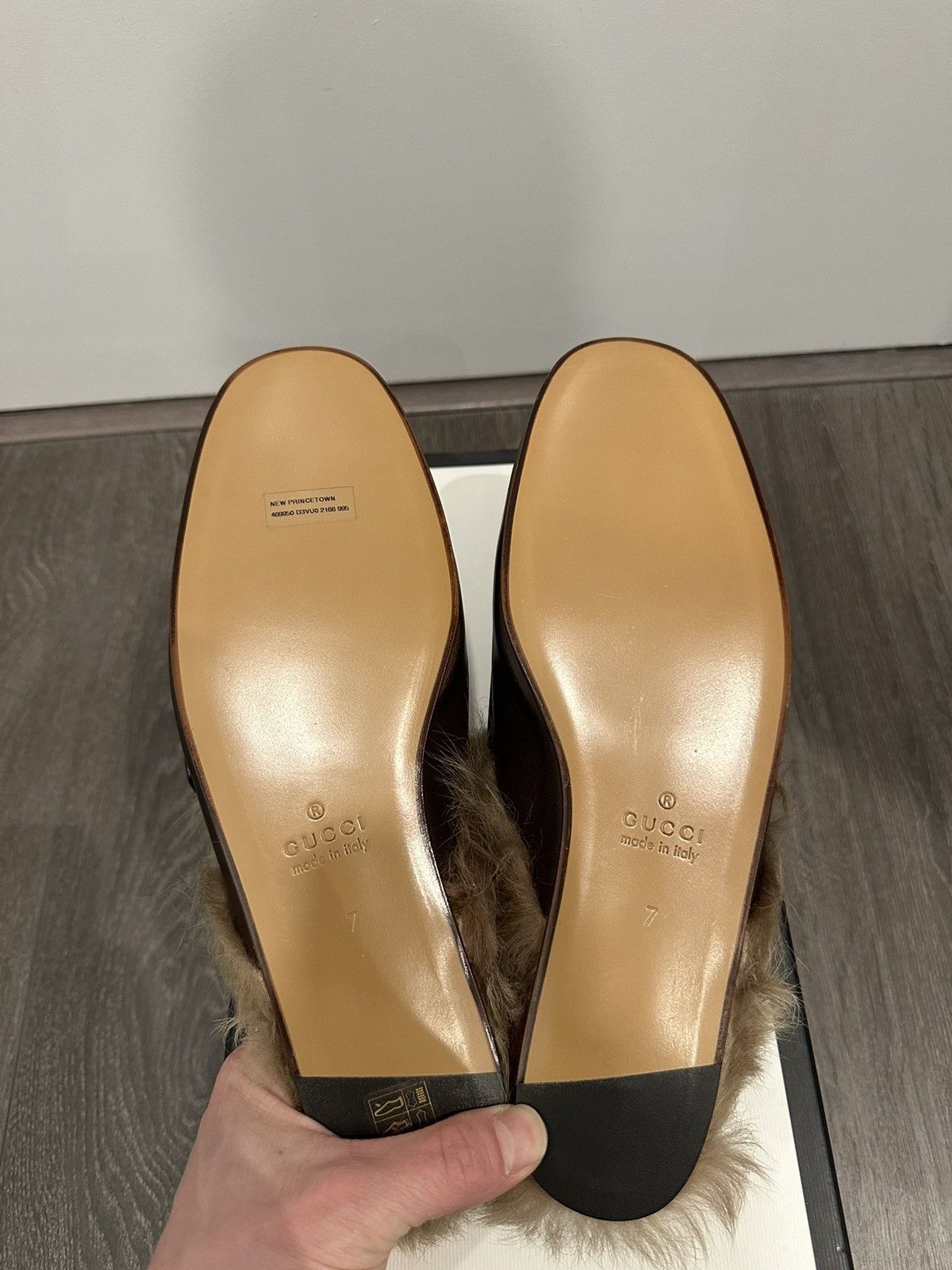 Gucci Gucci New Princetown fur Mules Size US 7 / EU 40 - 5 Thumbnail
