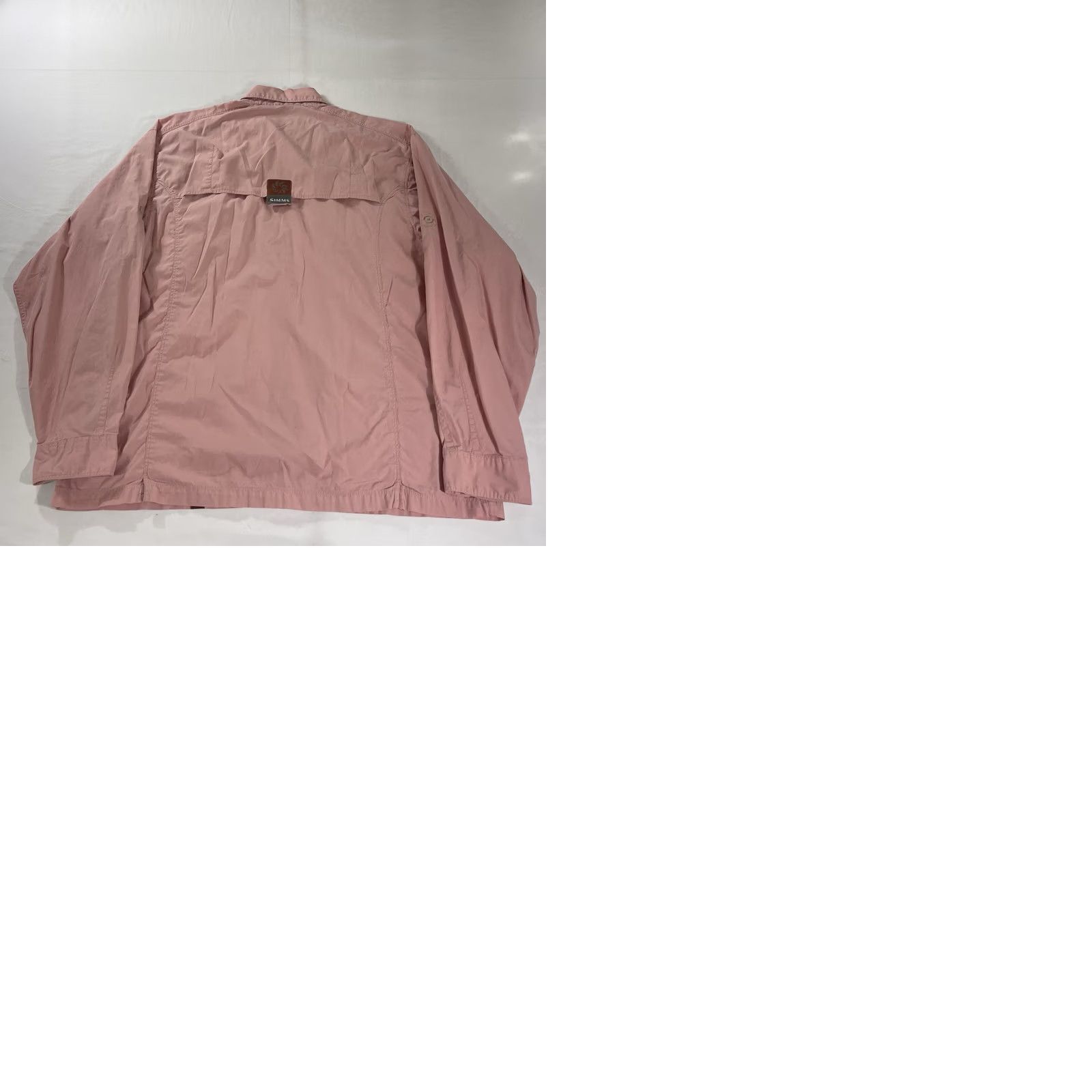 Pinko Simms Button-Up Shirt L Pink Long Sleeve Cotton Solid Anglers Fly Fishing Vintage: No Size US L / EU 52-54 / 3 - 12 Thumbnail