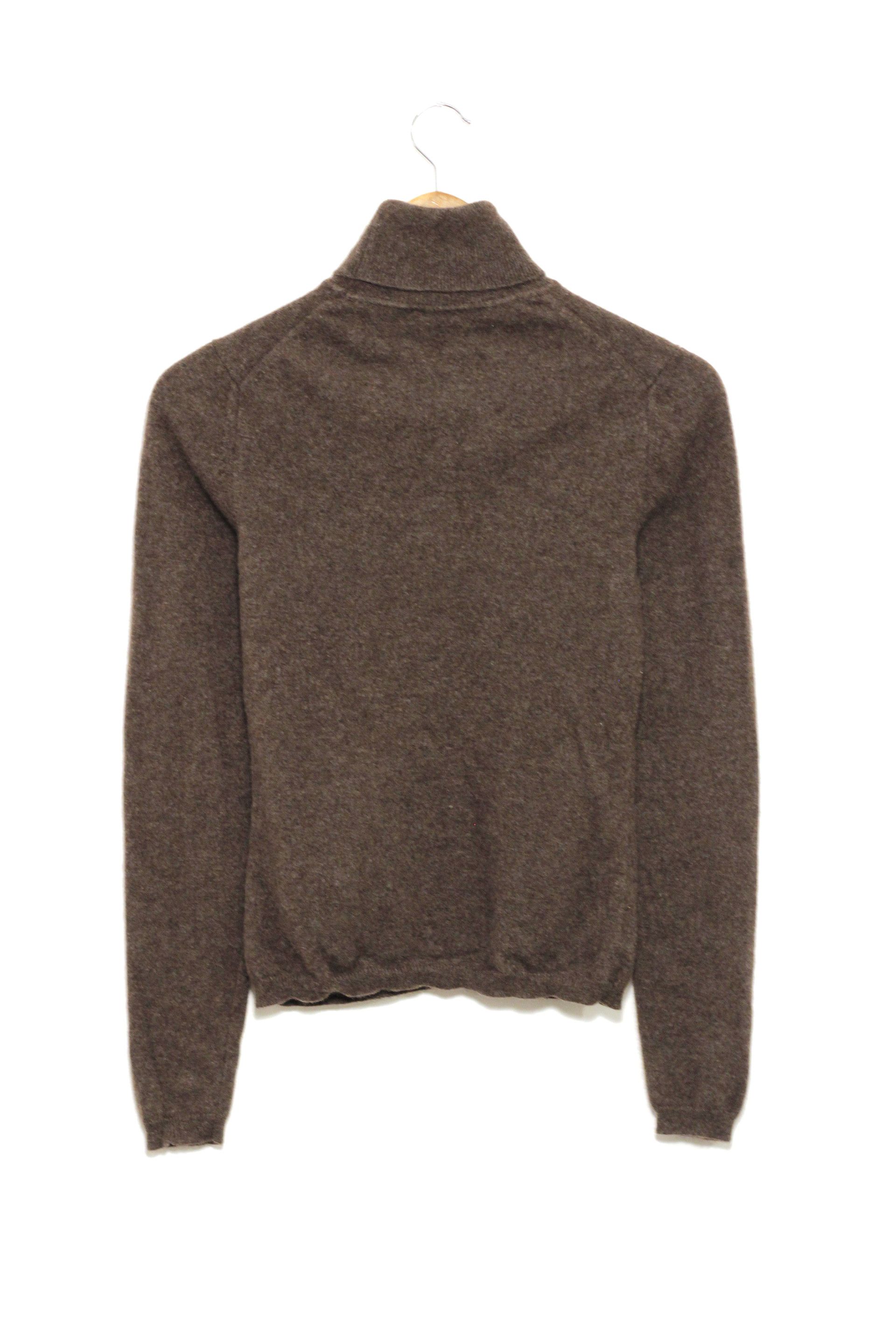 Hugo Boss HUGO Hugo Boss cashmere brown turtleneck jumper Size XS / US 0-2 / IT 36-38 - 3 Thumbnail