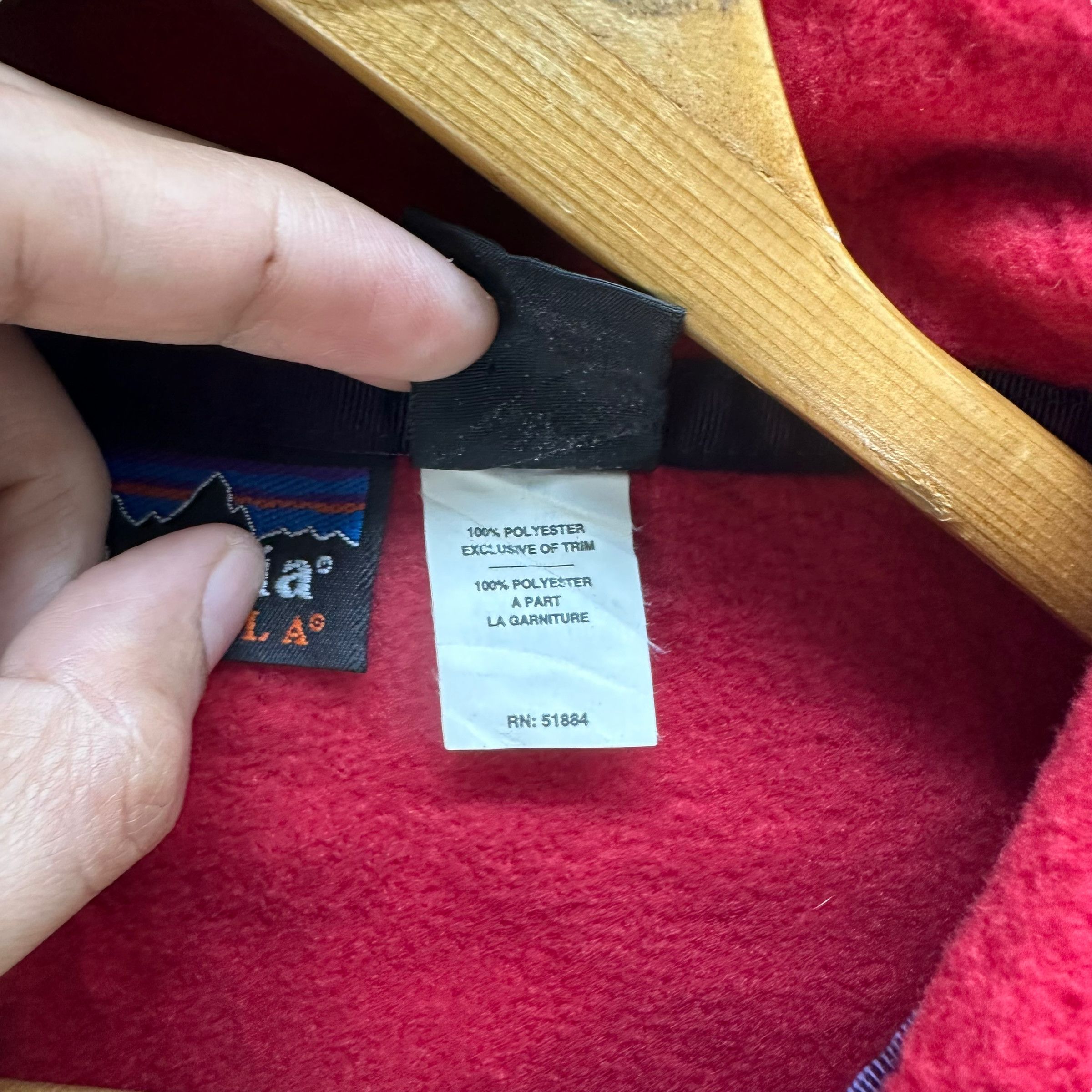 Patagonia FA99 PATAGONIA SYNCHILLA SNAP BUTTON RED FLEECE #7653-161 Size US S / EU 44-46 / 1 - 8 Thumbnail
