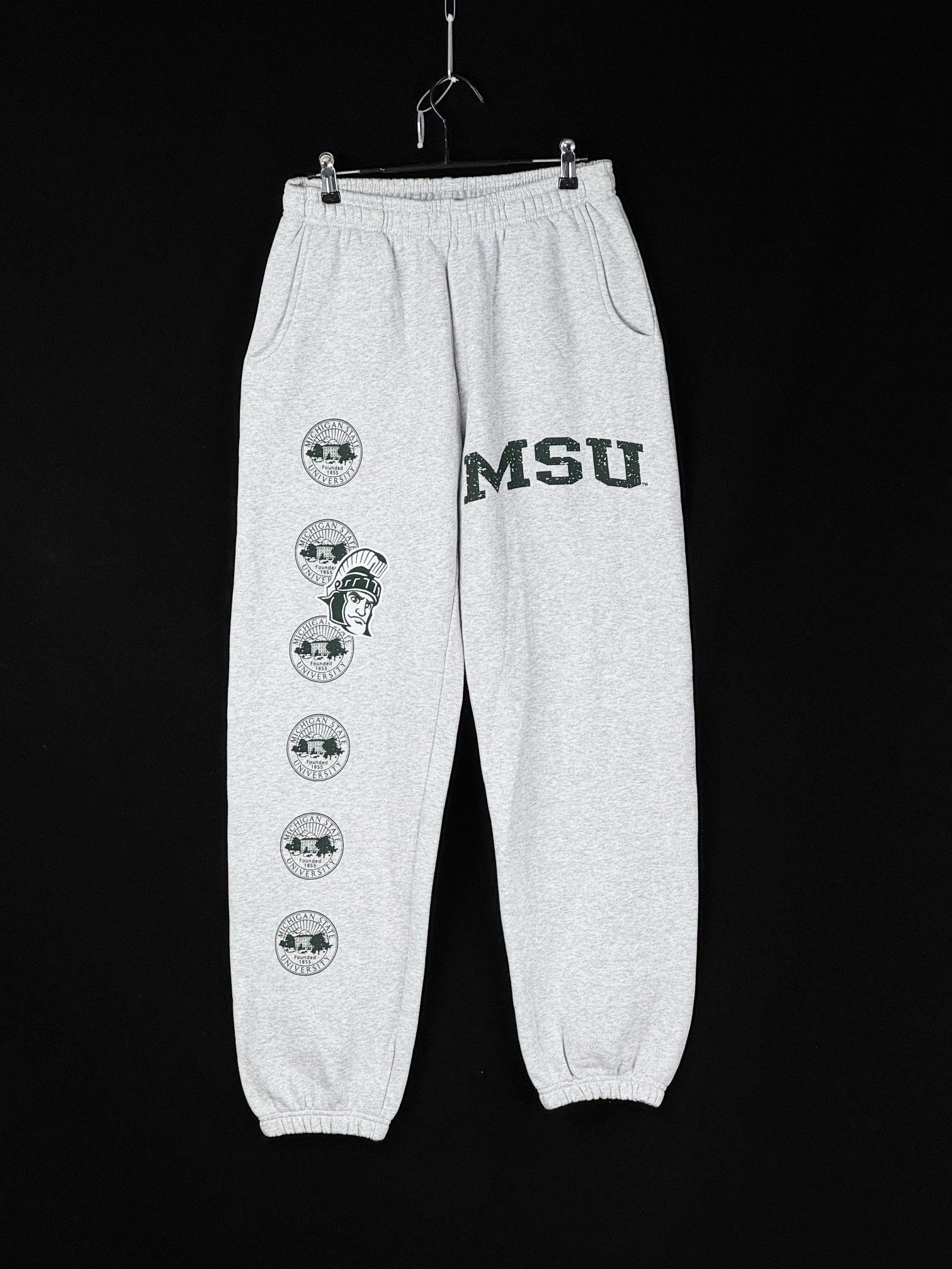 Mitchell & Ness × Travis Scott Michigan State Spartans Classic Sweatpants Size US 32 / EU 48 - 1 Thumbnail