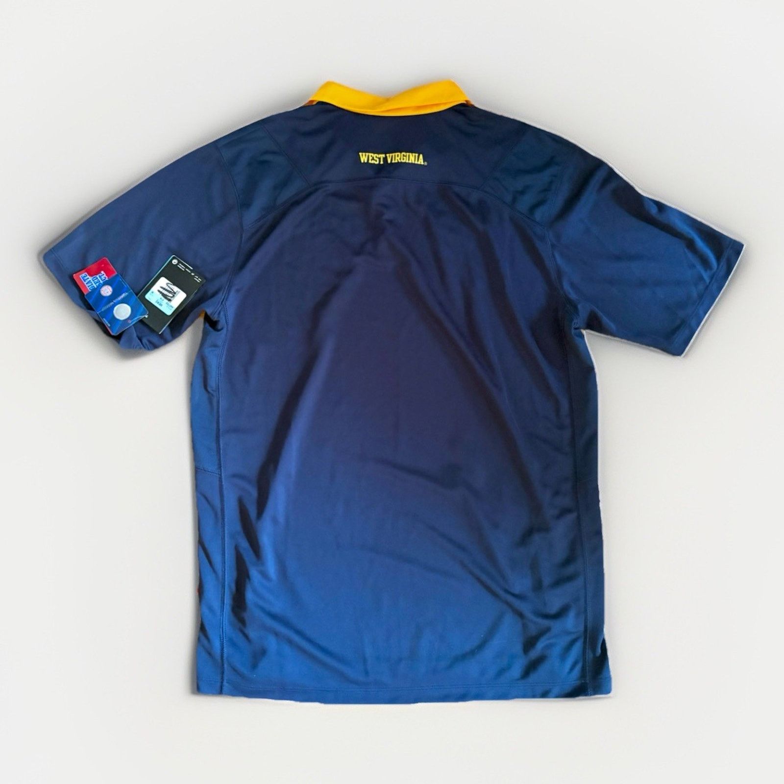 Nike NIKE DRI-FIT WVU WEST VIRGINIA MOUNTAINEERS POLO MEN’S M NWT Size US M / EU 48-50 / 2 - 2 Thumbnail