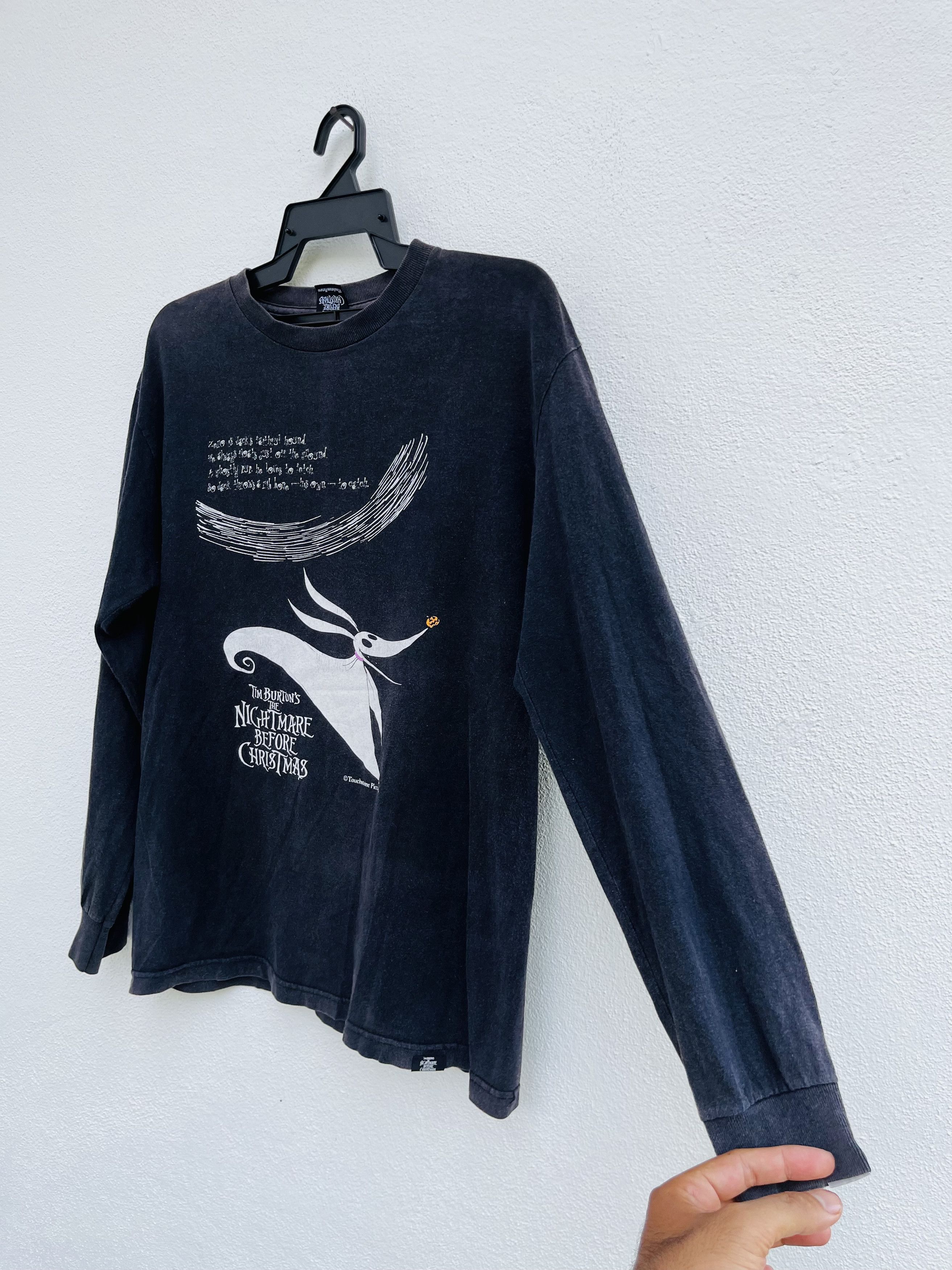 Vintage Vintage Tim Burtons Nightmare Before Christmas Shirt Size US M / EU 48-50 / 2 - 5 Thumbnail