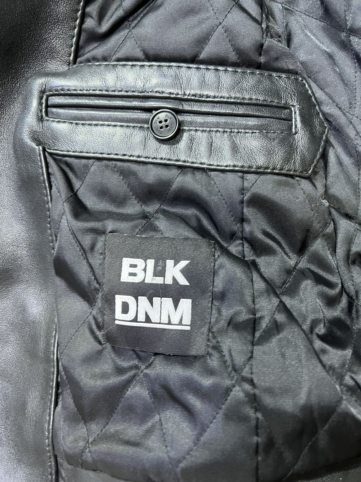 Blk Dnm BLK DNM LEATHER JACKET 1 BLACK Size S / US 4 / IT 40 - 7 Thumbnail