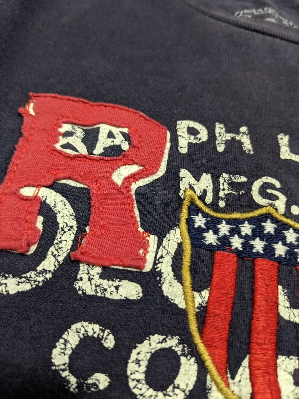 Polo Ralph Lauren DISTRESSED POLO RALPH LAUREN EMBROIDERED SHIRT Size US S / EU 44-46 / 1 - 6 Thumbnail