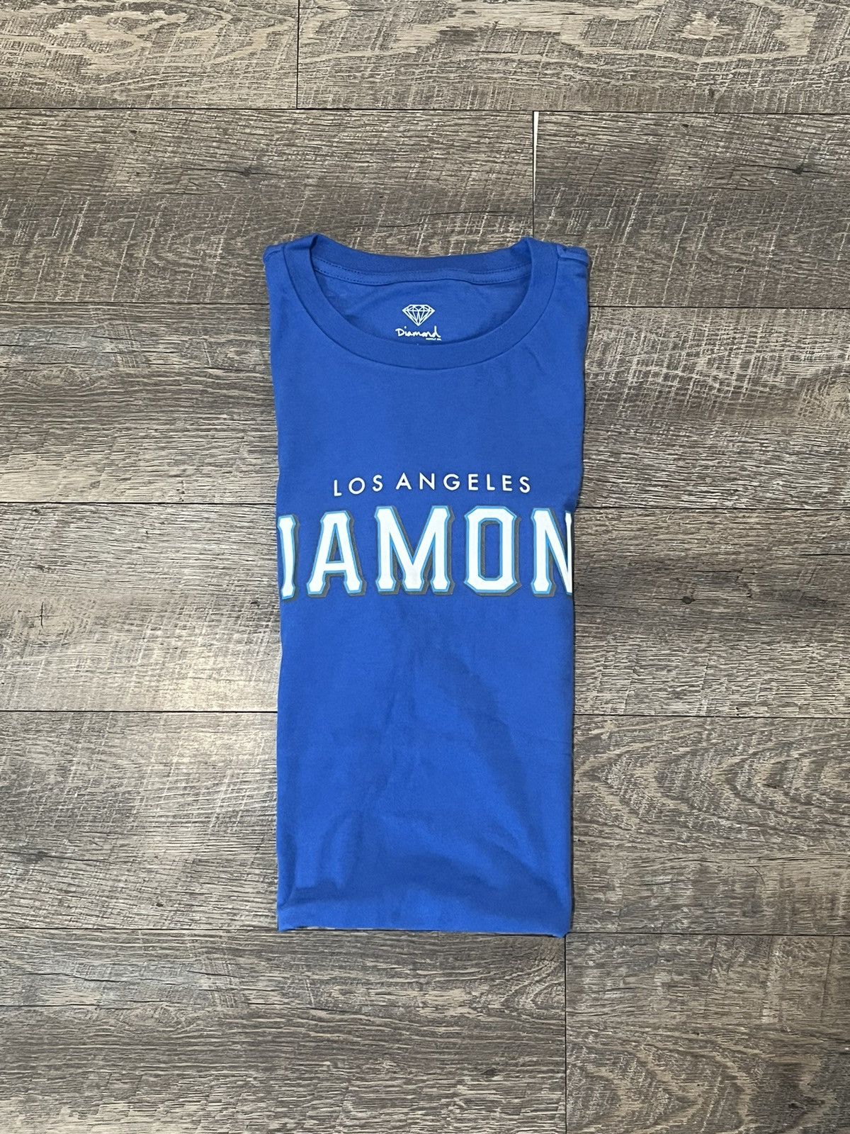 Diamond Supply Co. Diamond Supply Co Los Angeles Blue Tee Shirt Size XL Size US XL / EU 56 / 4 - 7 Thumbnail