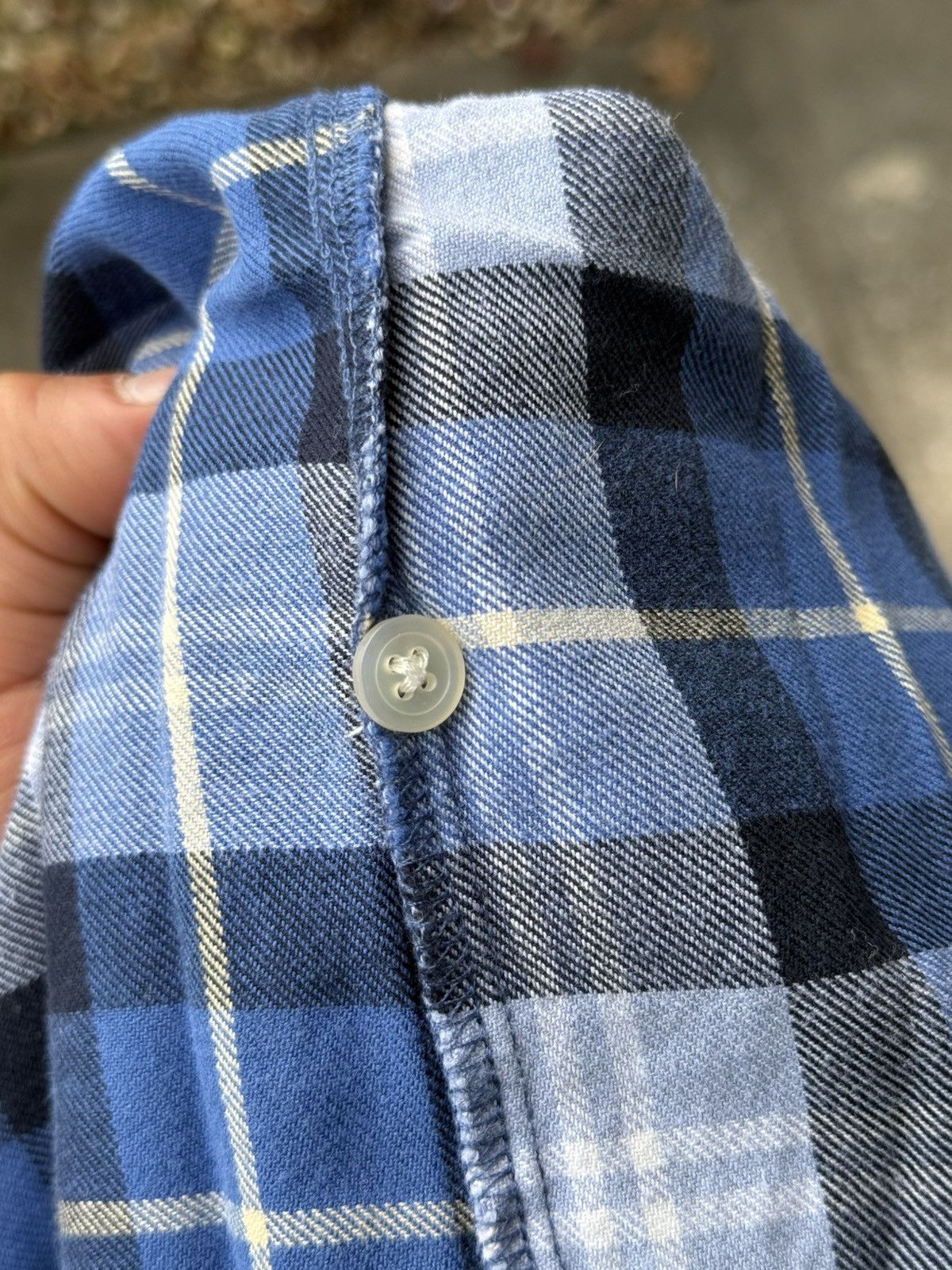 Pendleton Vtg Plaid Gingham Button-Down Cotton Flannel Shirt Size L / US 10 / IT 46 - 4 Thumbnail