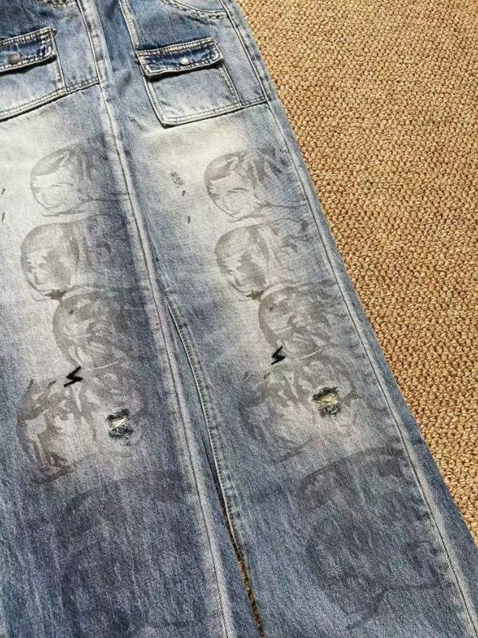 Japanese Brand Undercover Multi Pocket Distressed Jeans Size US 30 / EU 46 - 3 Thumbnail