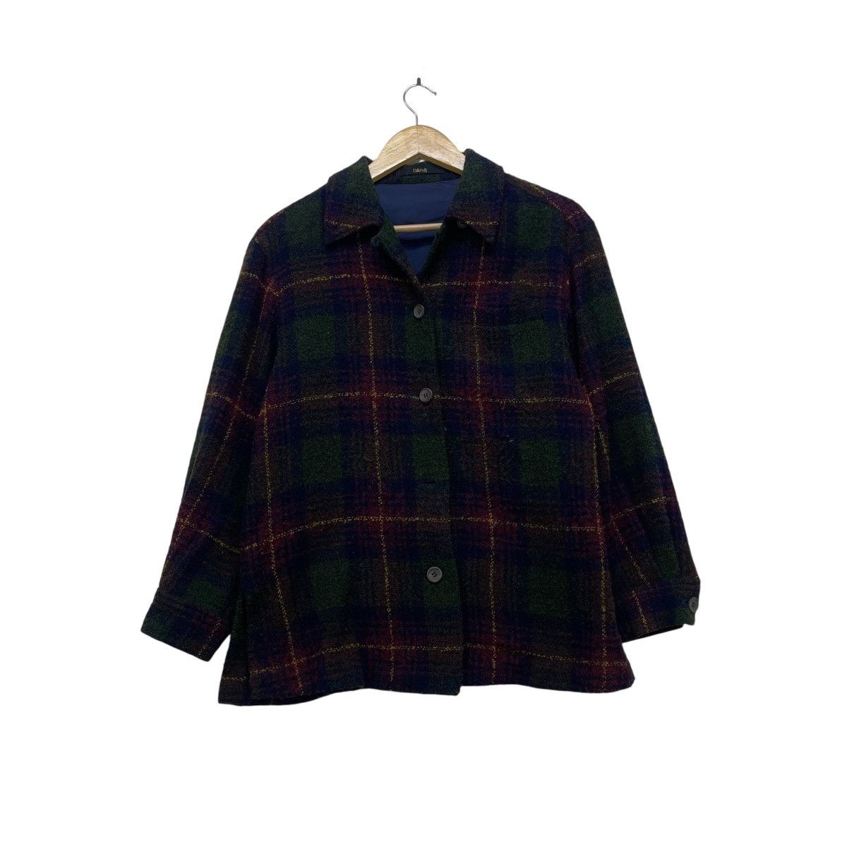 DAKS 💥Vintage Daks London Colourful Tartan Jacket Size M / US 6-8 / IT 42-44 - 1 Thumbnail
