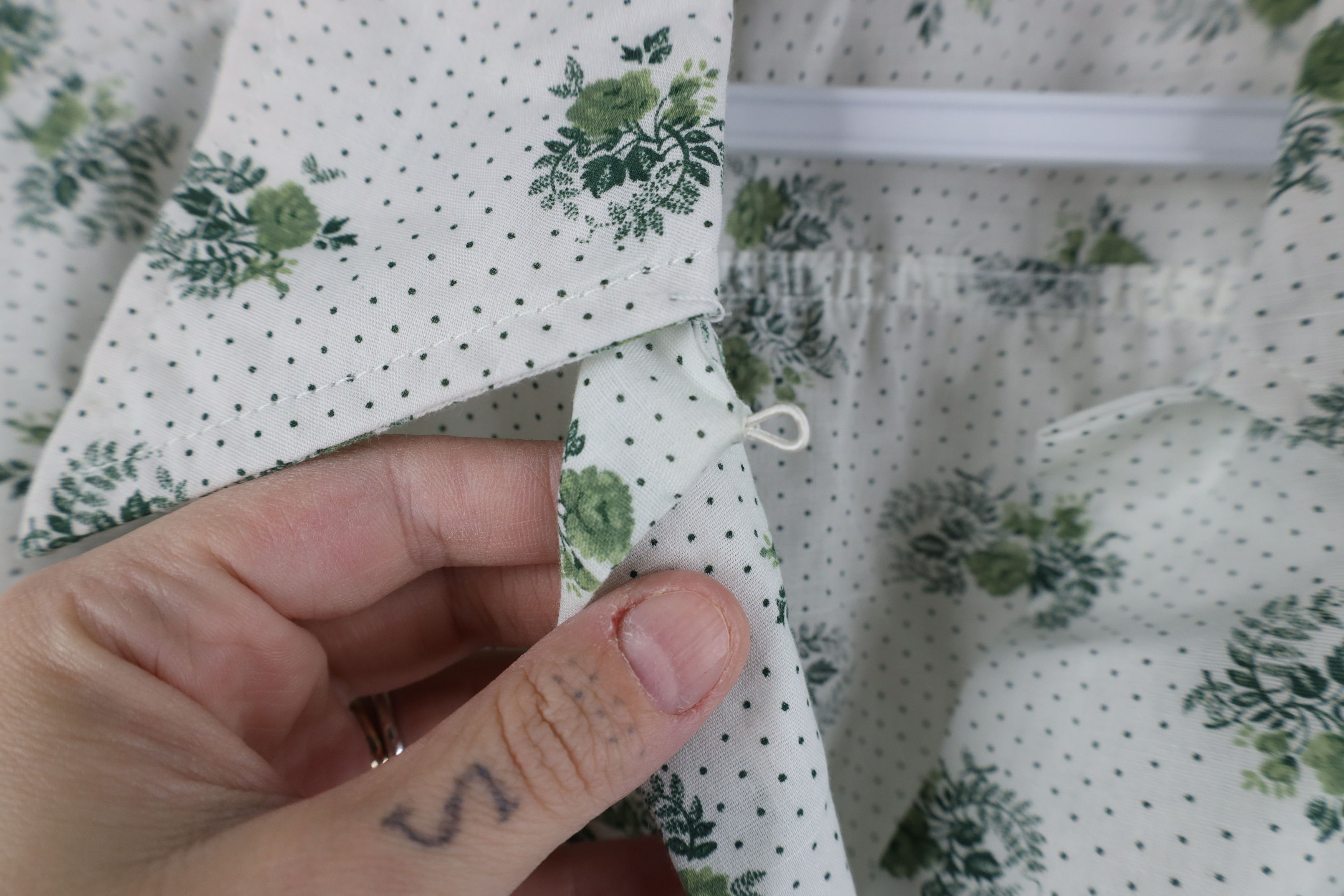 Vintage Vintage 60s 70s Rockabilly Flower Collared Button Shirt Size L / US 10 / IT 46 - 4 Thumbnail