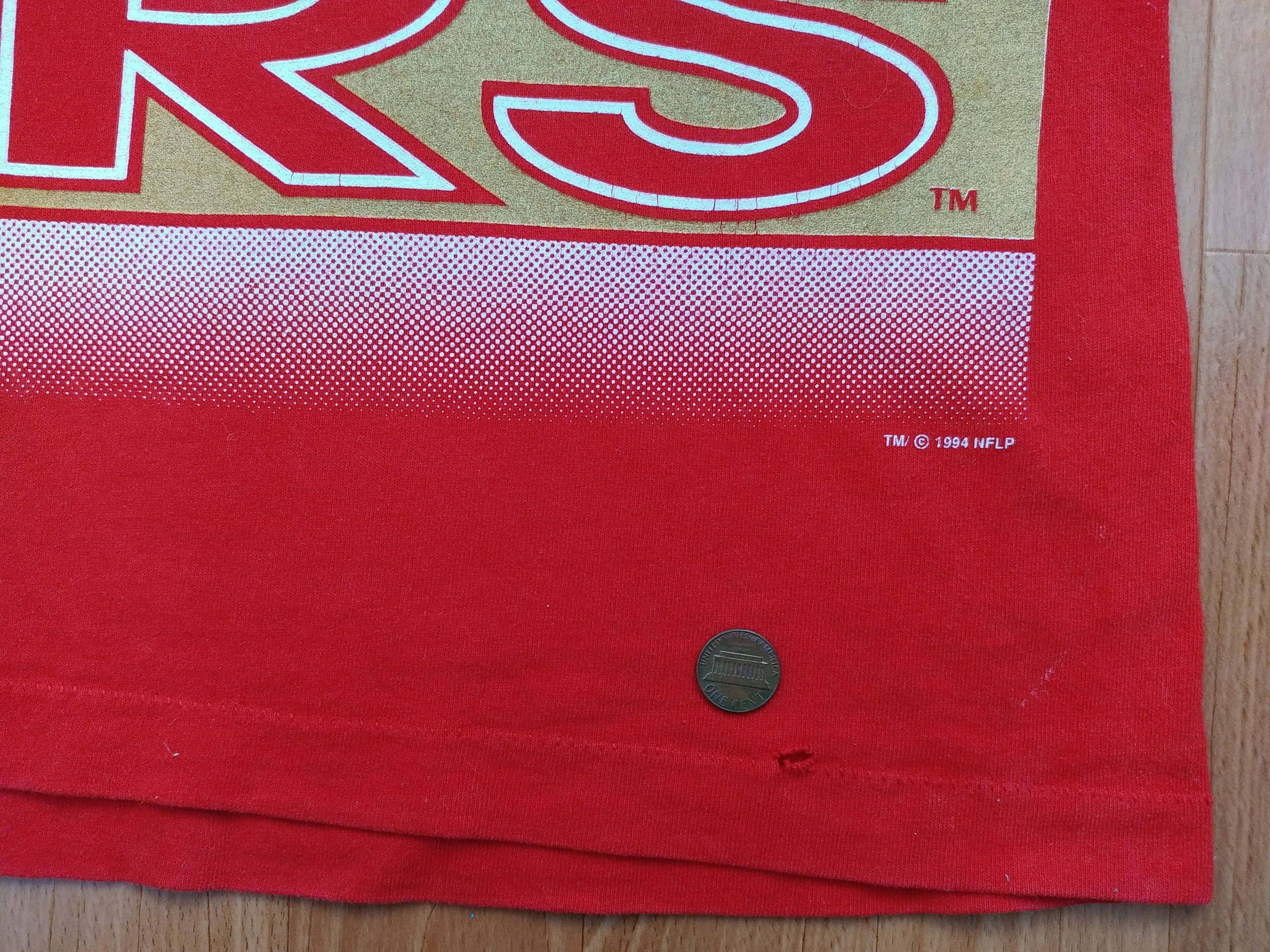NFL × Vintage NFL San Francisco 49ers t-shirt, 1994 jersey, vintage XL Size US XL / EU 56 / 4 - 6 Thumbnail