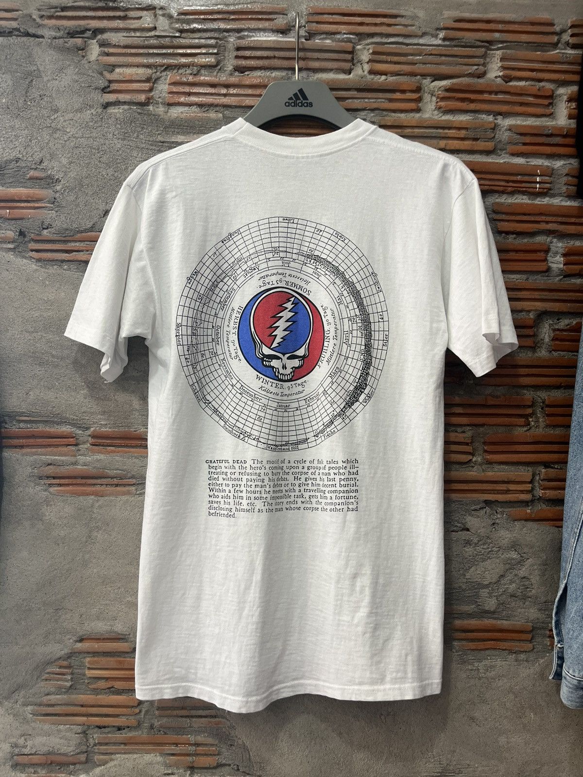 Grateful Dead Vintage GRATEFUL DEAD what Alones Strance Trip It’s Been 90’ Size US L / EU 52-54 / 3 - 3 Thumbnail