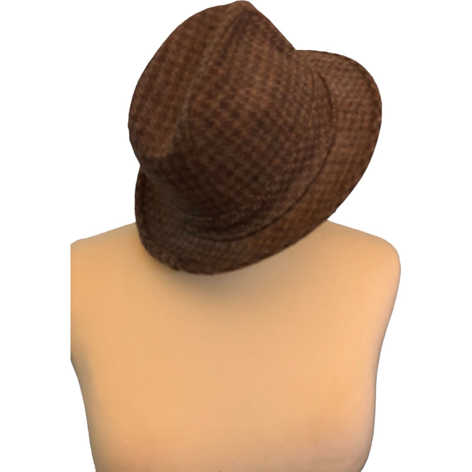 Stetson Vintage Stetson Tweed Fedora 100% Wool Hat Fitted Size 6 7/8 Size ONE SIZE - 3 Thumbnail