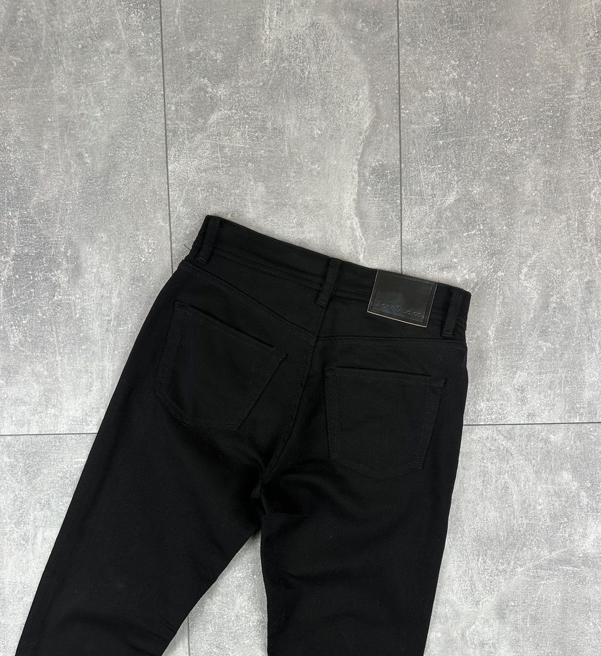 Acne Studios Acne Studios Melk Stay Black Womens Classic Black Jeans Size 25" / US 0 / IT 36 - 2 Thumbnail