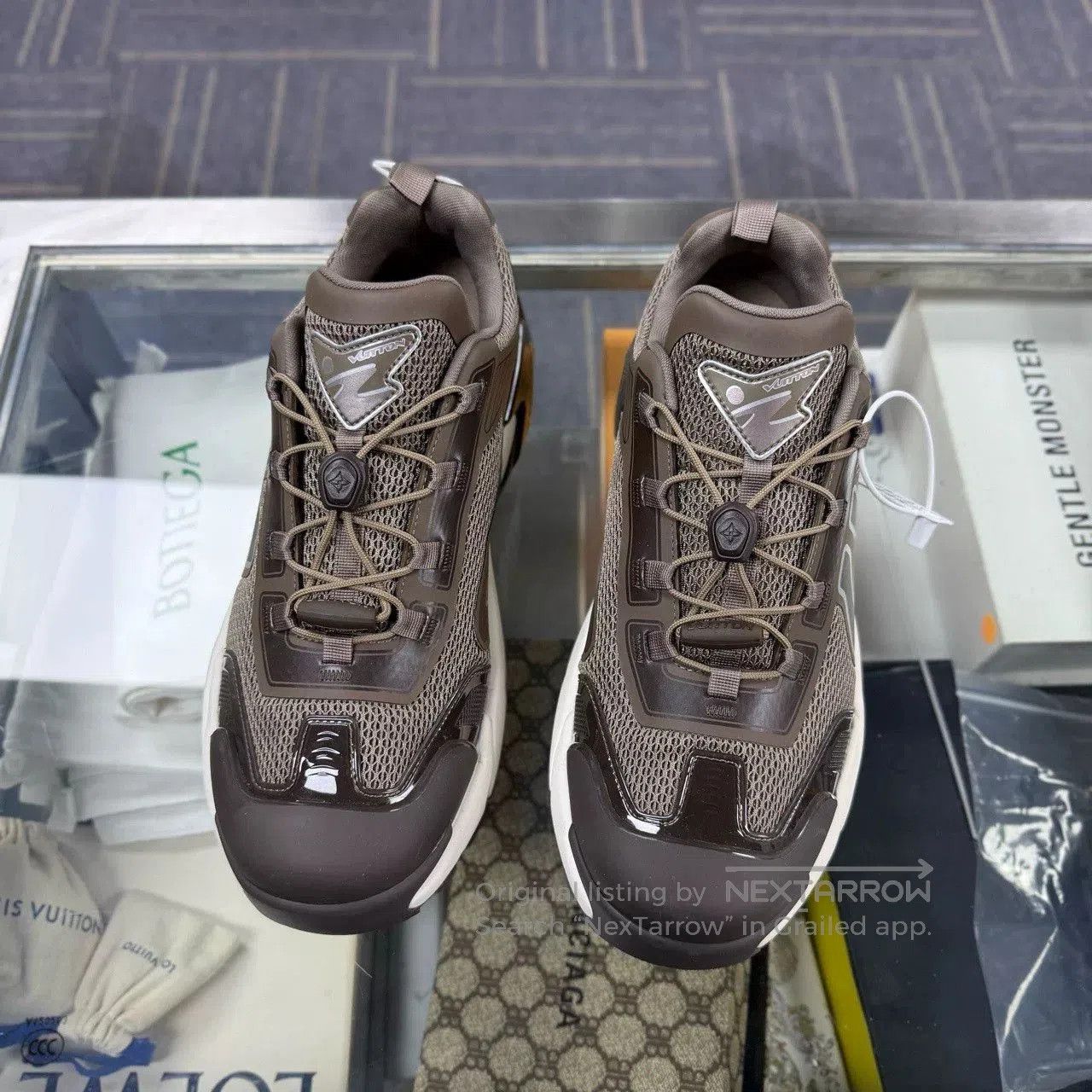 Louis Vuitton Louis Vuitton LV Runner SS25 Brown Sneakers. Size US 10.5 / EU 43-44 - 1 Thumbnail
