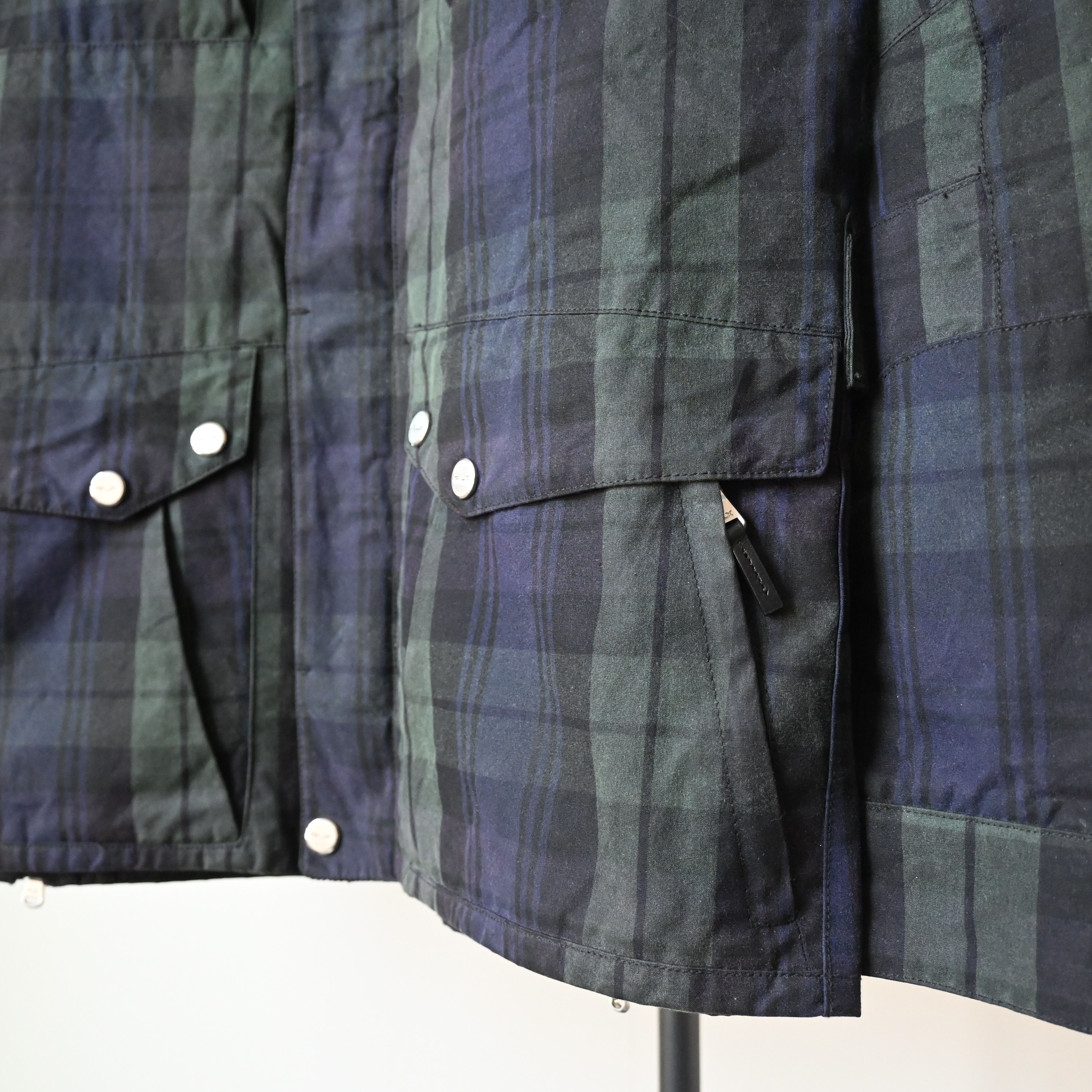 RLX Ralph Lauren VTG 2010s RLX Ralph Lauren waxed cotton belted biker jacket Size US L / EU 52-54 / 3 - 8 Thumbnail